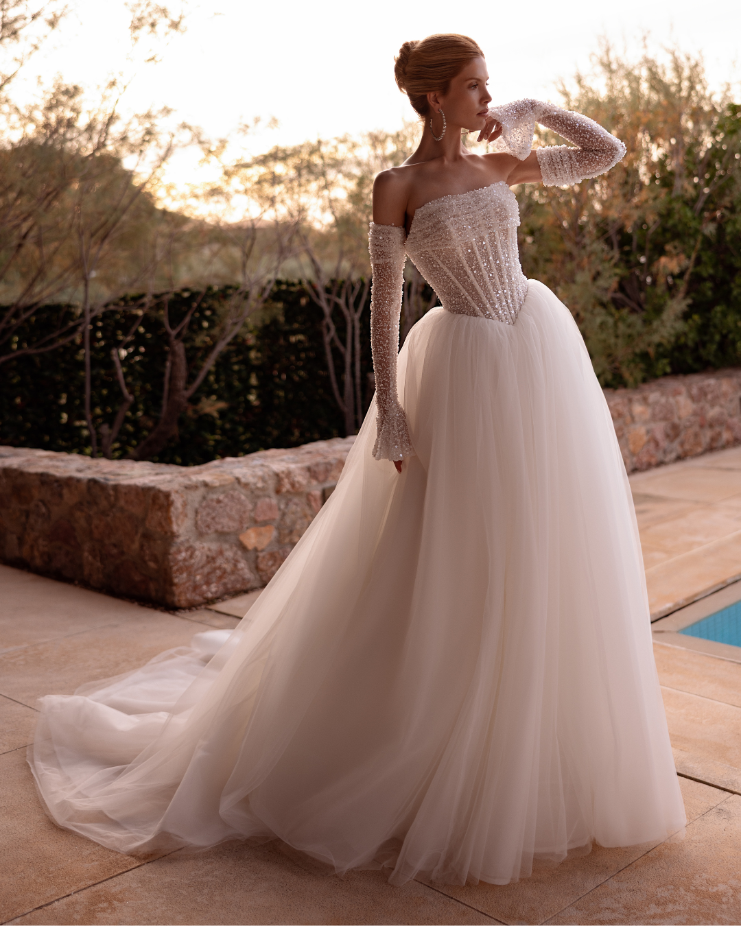Demetrios at Melange de Blanc bridal dress 19