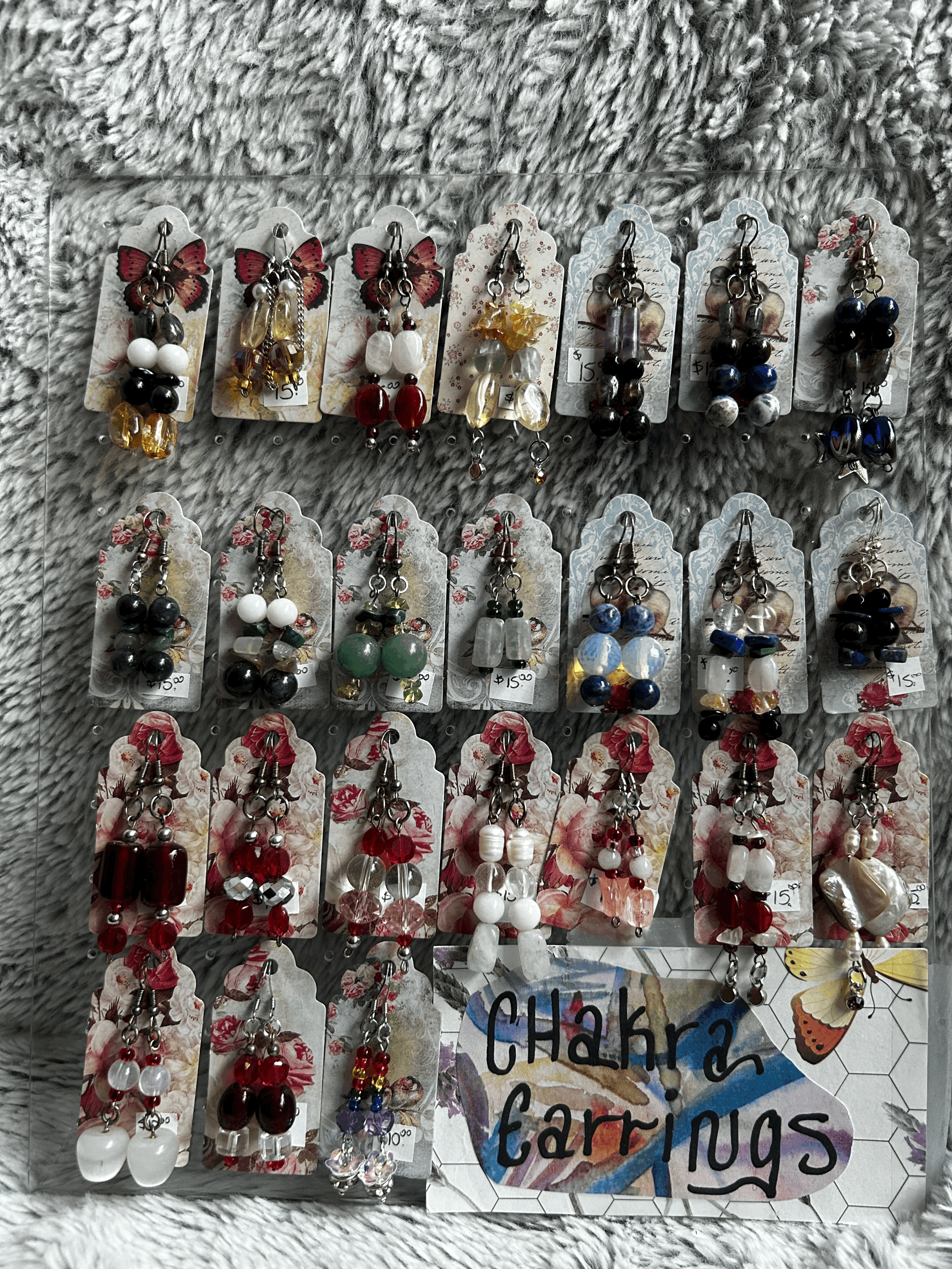 Chakra earrings