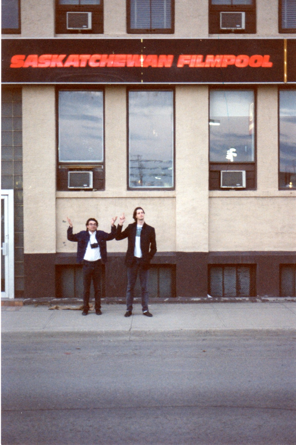 Filmpool members outside of Broad St. location. | Source: Filmpool archive