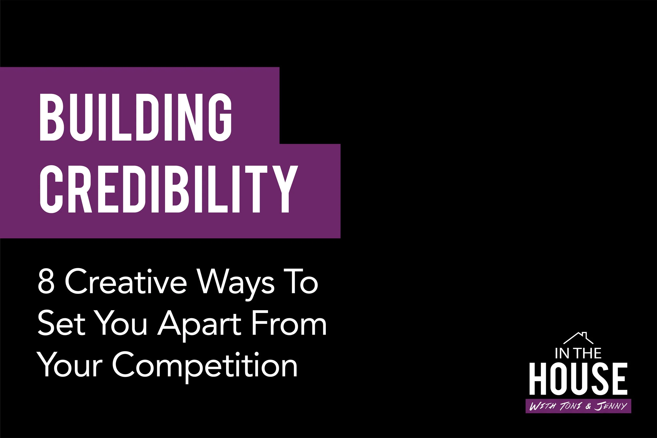 109. BUILDING CREDIBILITY