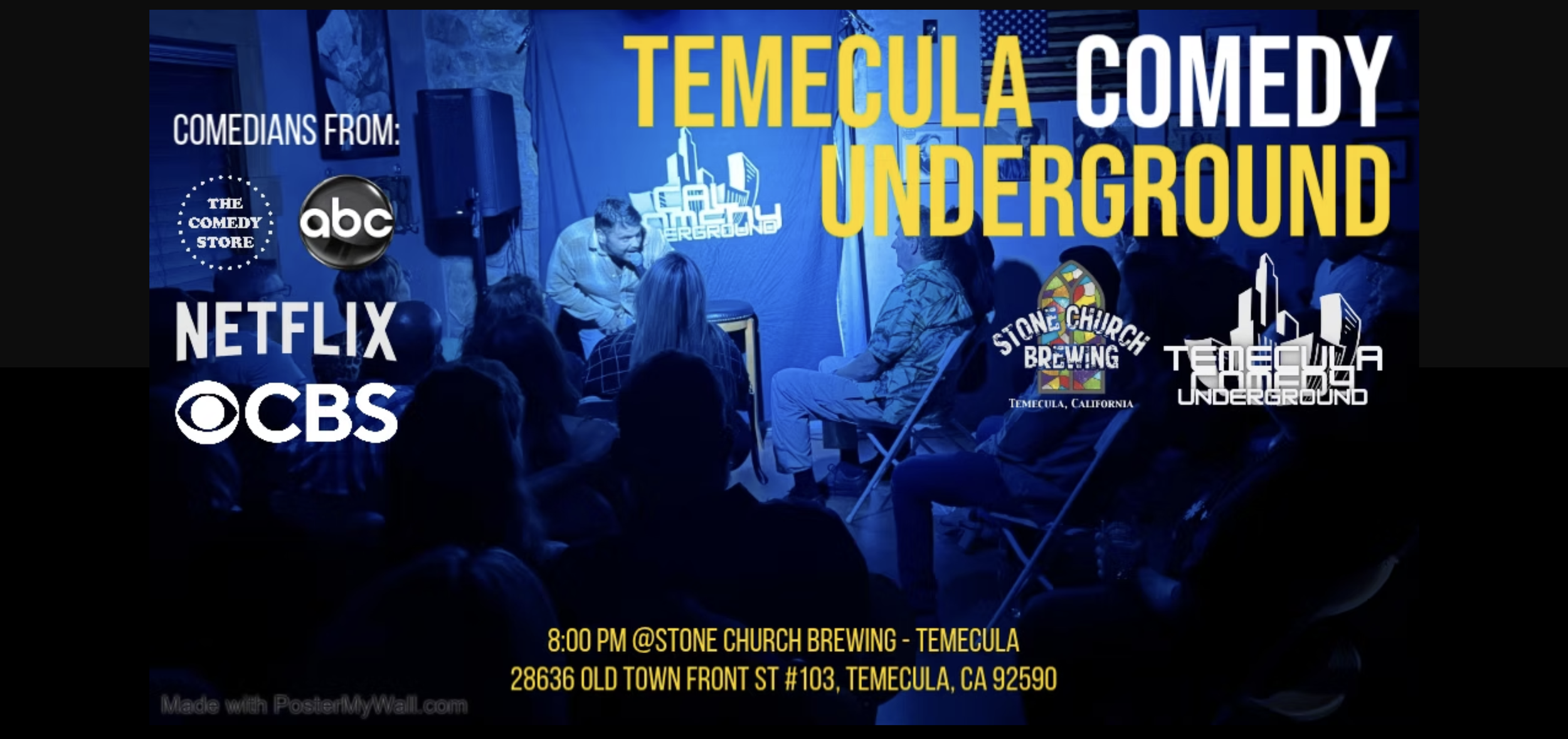 COMEDY UNDERGROUND: TEMECULA (Late Show)