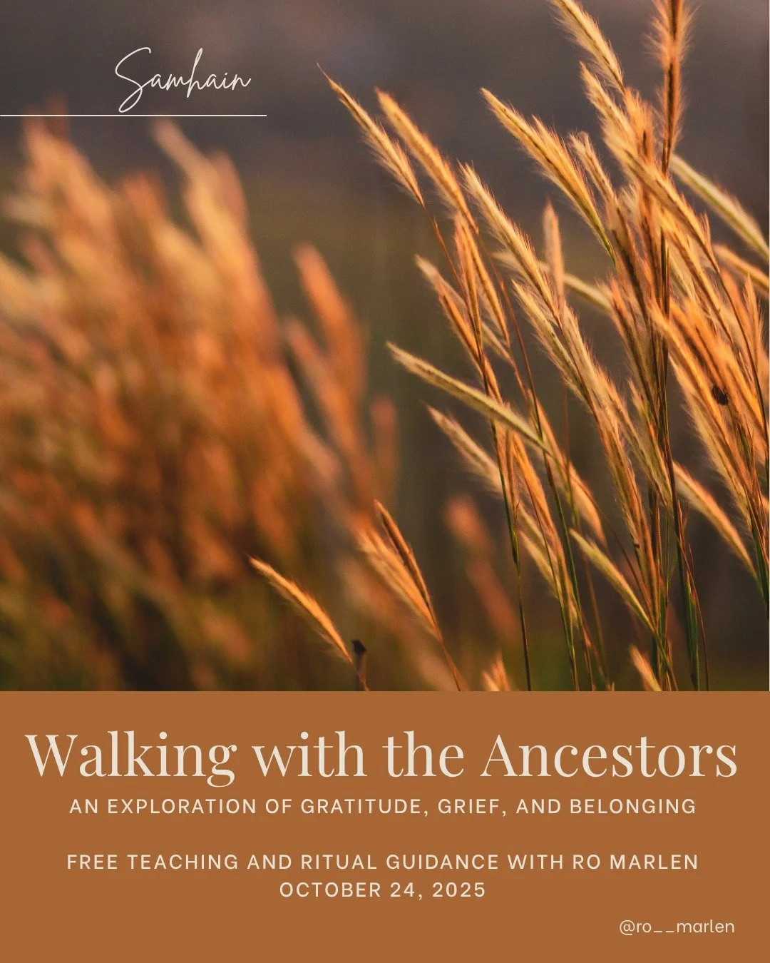 As the earth turns toward the dark, the ancestors draw near. 

You may already feel it - the soft ache at the edges of your awareness, the way the air grows thick with memory. This is the season of descent, when gratitude and grief weave themselves i