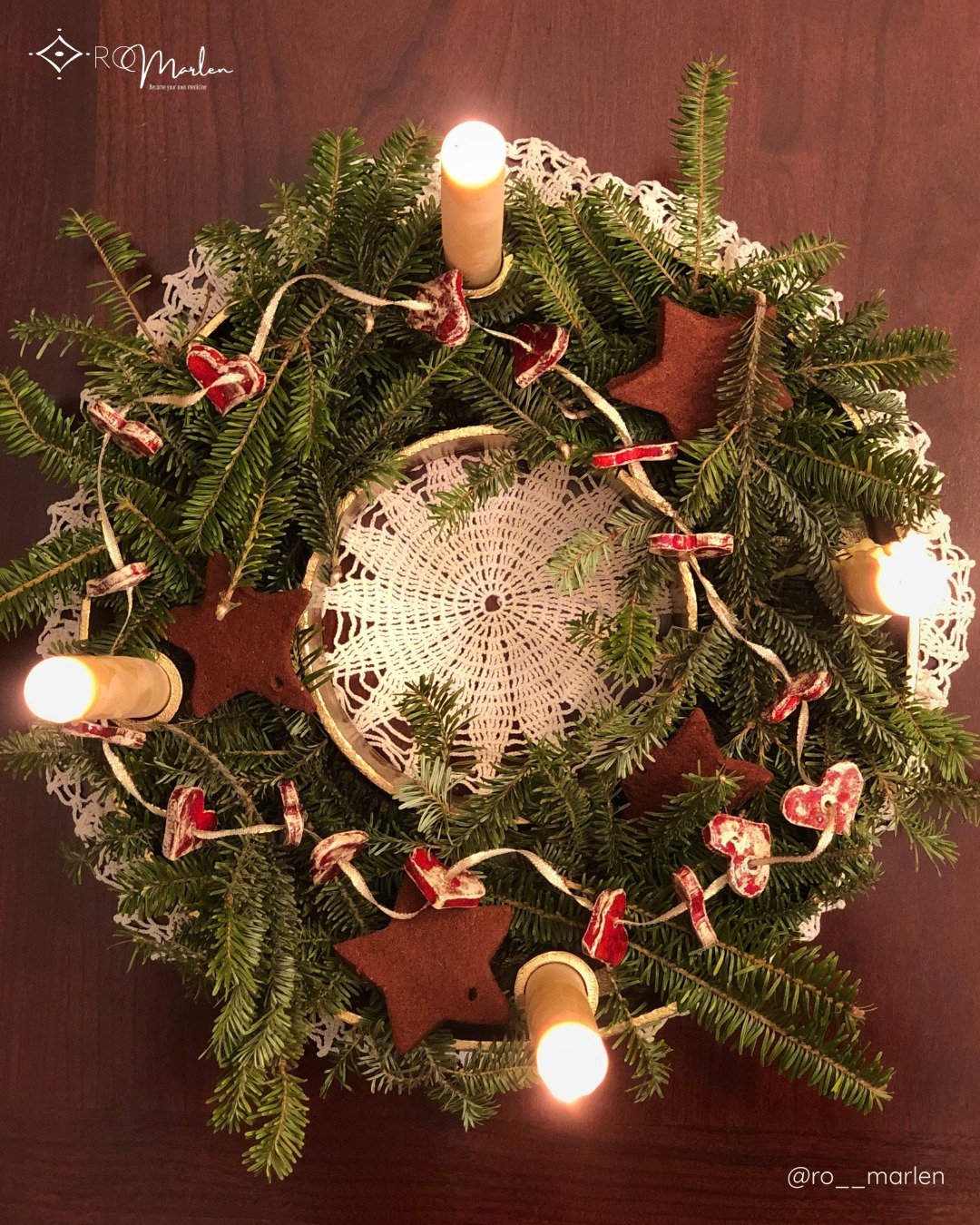 Long before Advent candles marked the weeks before Christmas, people of the northern lands lit small fires to help the Sun remember its path. Each flame honored a different force of nature- root, stone, water, breath.

Together they formed a slow spi