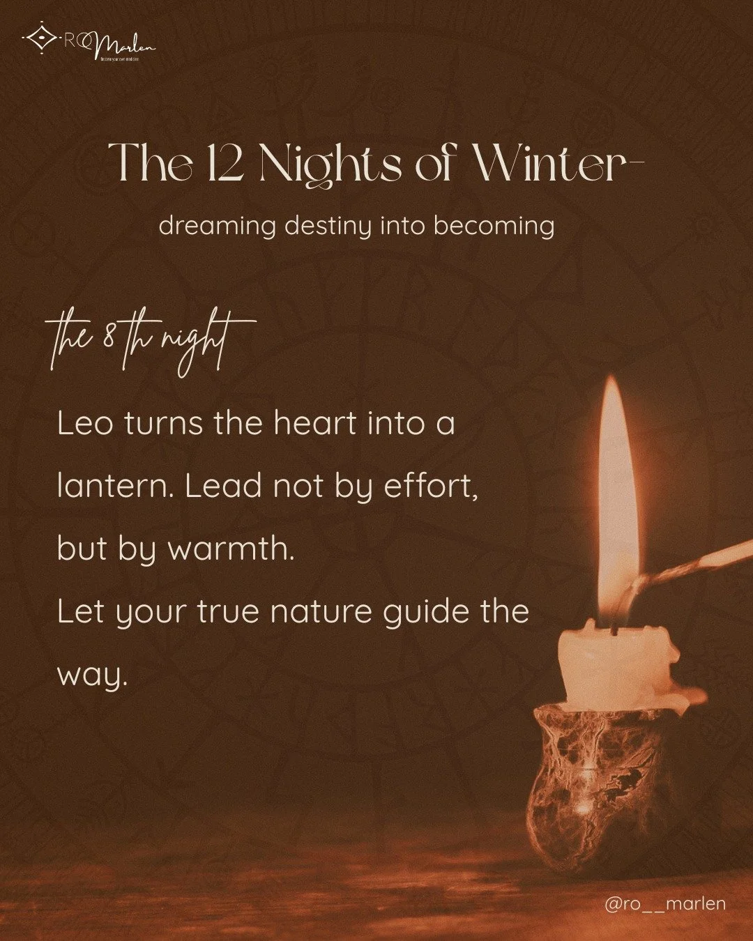 The Twelve Nights of Winter are an ancient span of consecrated time - the pause between the old year and the new, when the Sun rests in the underworld, and the dreaming world speaks most clearly.
Each night mirrors one lunar month of the coming year,