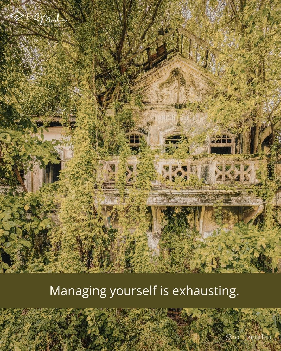 Somewhere along the way, many of us absorbed the idea that healing means identifying what&rsquo;s wrong and then carefully managing it into being better. 

We track our symptoms, monitor our reactions, adjust our habits, refine our mindset &mdash; al