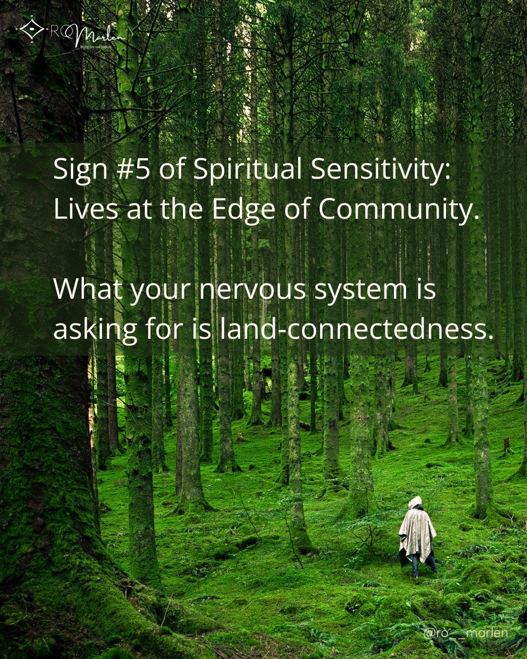 There is often a social dimension to spiritual sensitivity.

You may feel slightly outside of things, not fully inside the group, yet not entirely apart. 

You know what is happening, but you do not always feel at home within it.

There is a deep yea