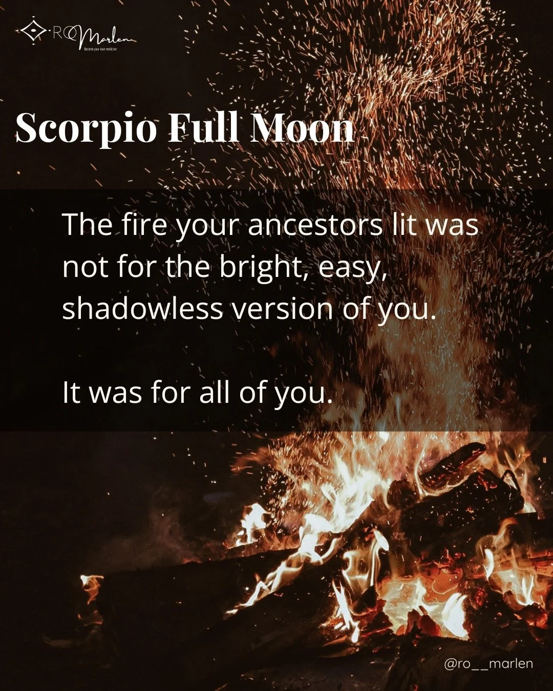 At your pelvic center right now, something is stirring.

A warmth, a thrumming... or maybe a frozen place that has been waiting, quietly, for the ground to be warm enough.

That is the Scorpio Full Moon doing what it came here to do (and it's rising 