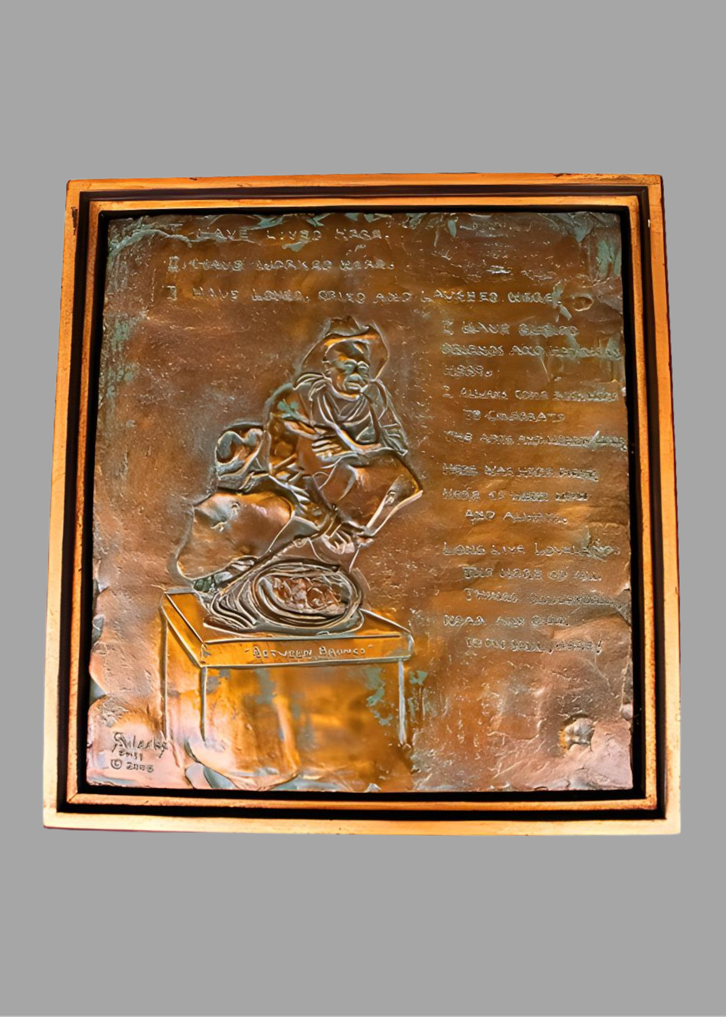25th Anniversary Relief by Garland Weeks
