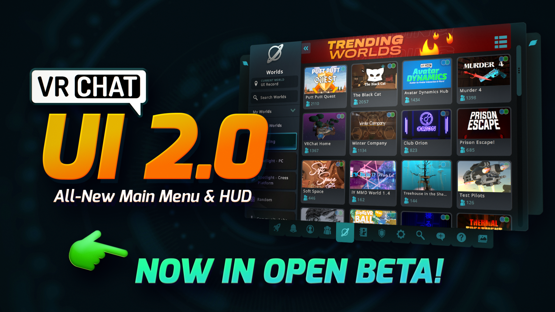 UI 2.0 is Now in Open Beta! — VRChat