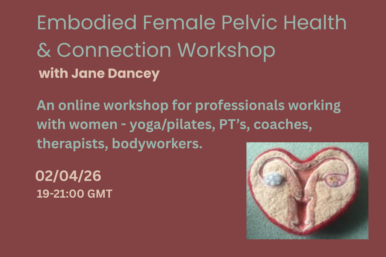 Embodied Female Pelvic Health & Connection
