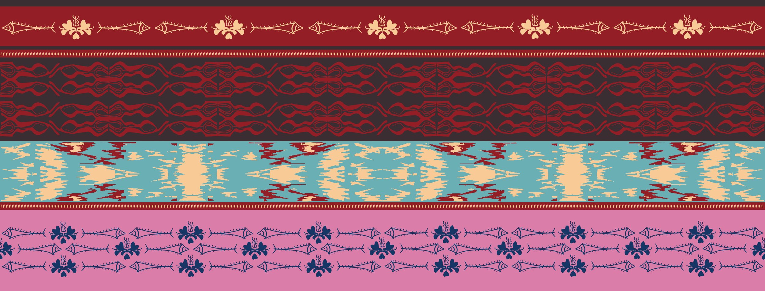 Oceanview Trim - red