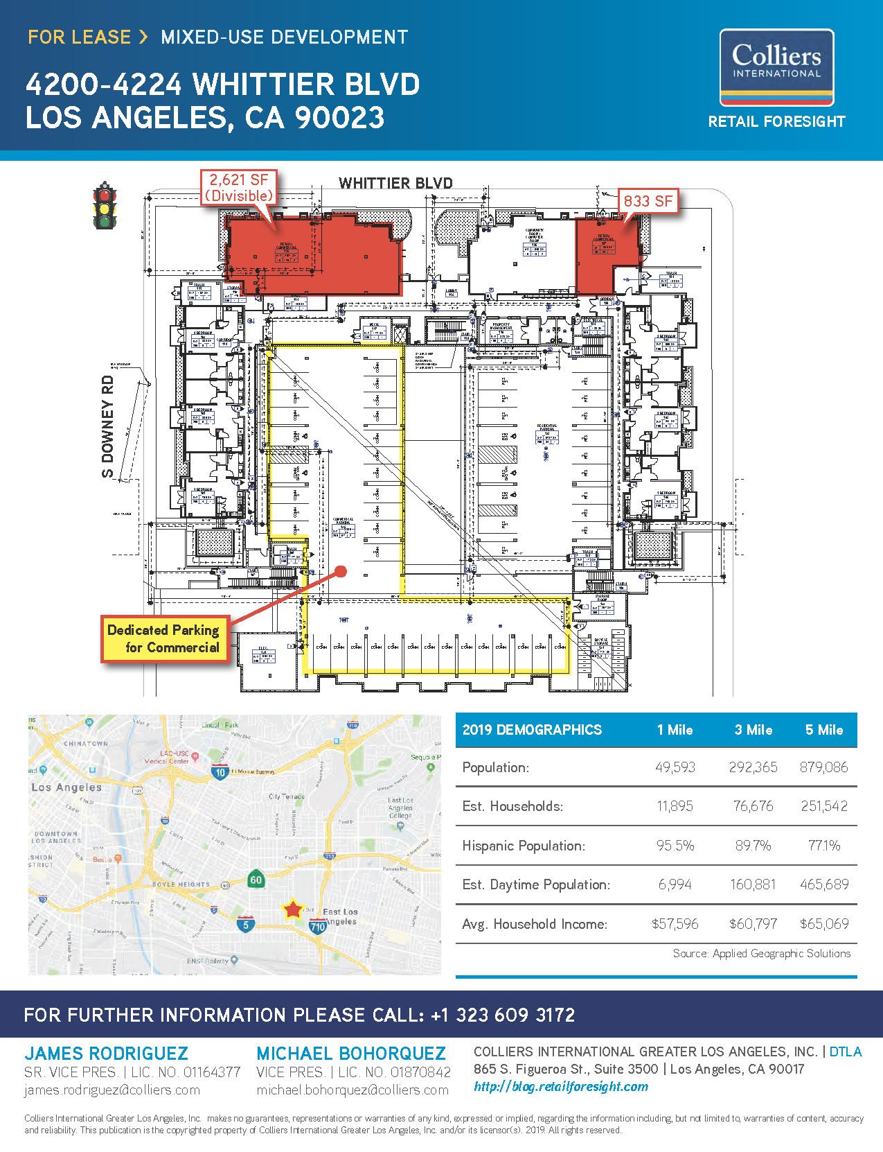 Brochure for Colliers retail team