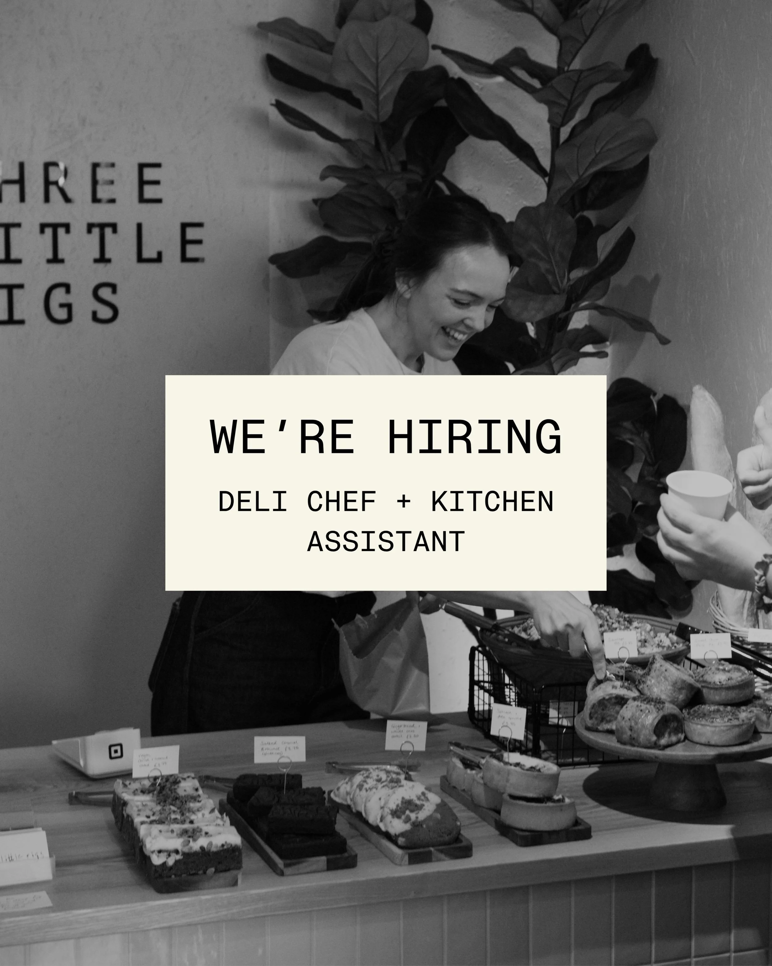 WORK WITH US 

If you&rsquo;re interested and would like more info on the job role and the kind of person we&rsquo;re looking for, please email laura@threelittlefigs.co.uk 

#BristolJobs #BristolHospitality #ChefJobs #KitchenJobs #BristolFoodJobs