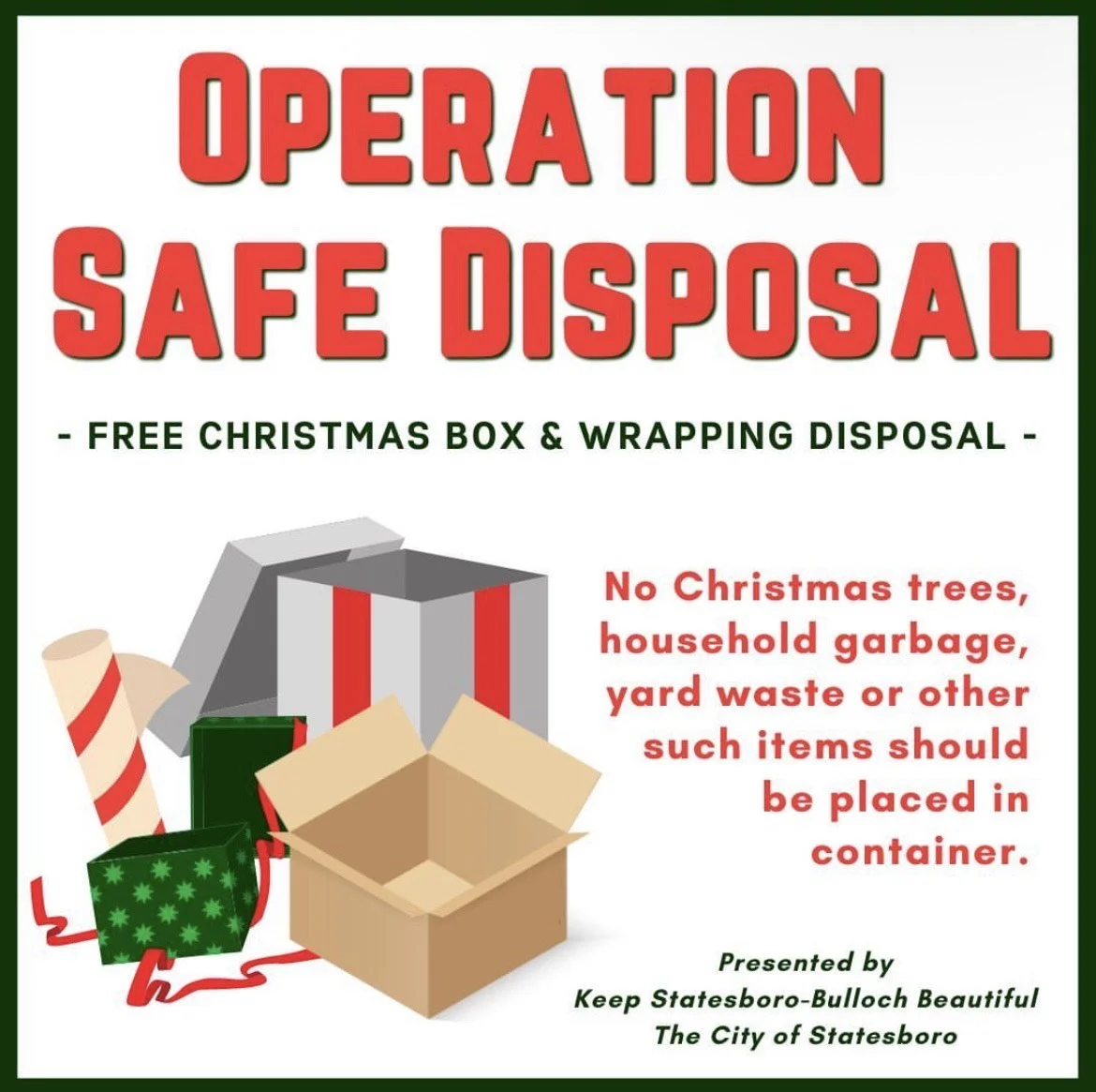 Operation Safe Disposal 