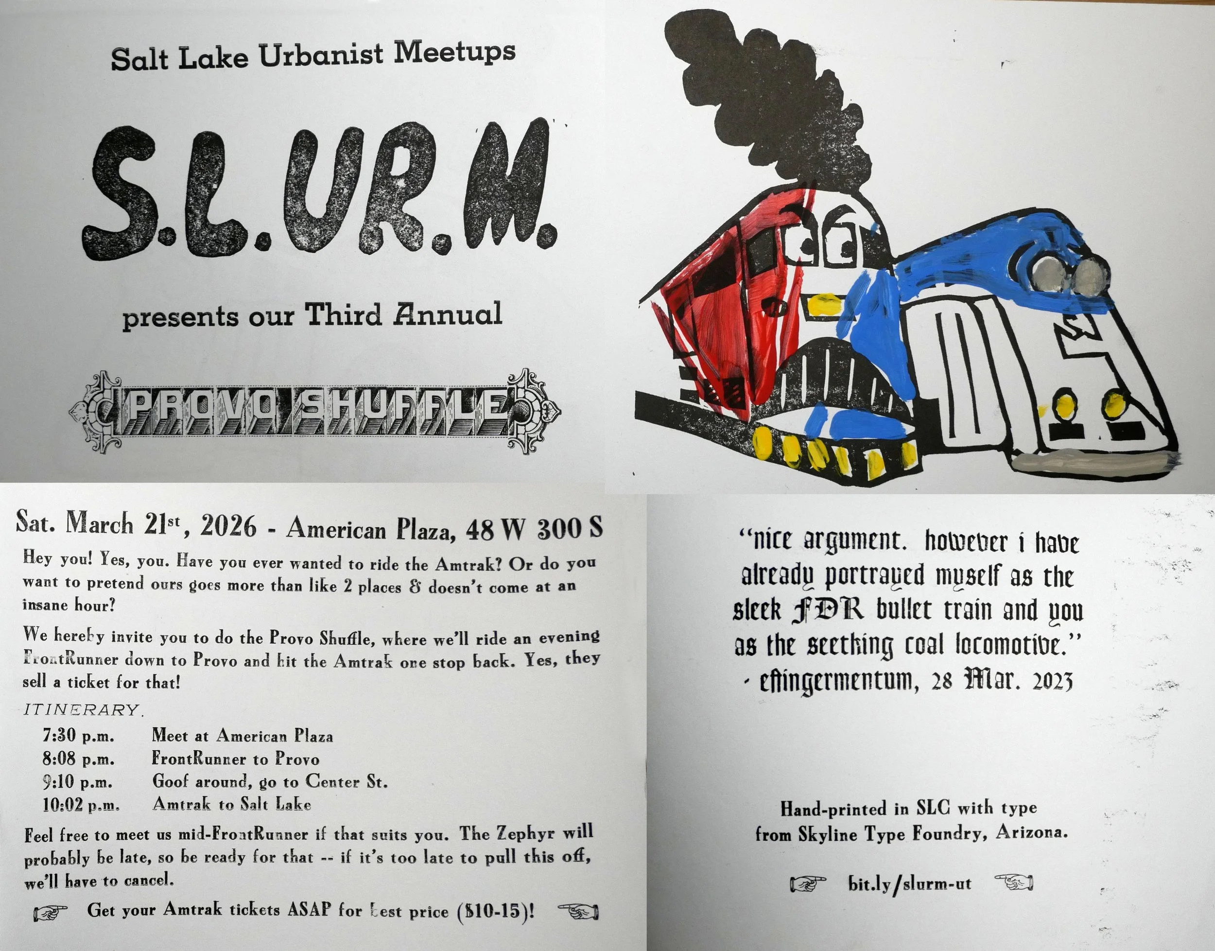 Salt Lake Urbanist Meetups - Provo Shuffle