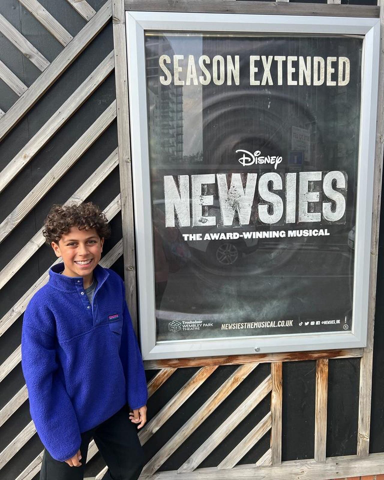 Congratulations #dmaactor @youngjuniorjam ✨⭐️🌟 on your run in @newsies_uk we are SO proud of you! 
#newsies #newsiesmusical #youngactor