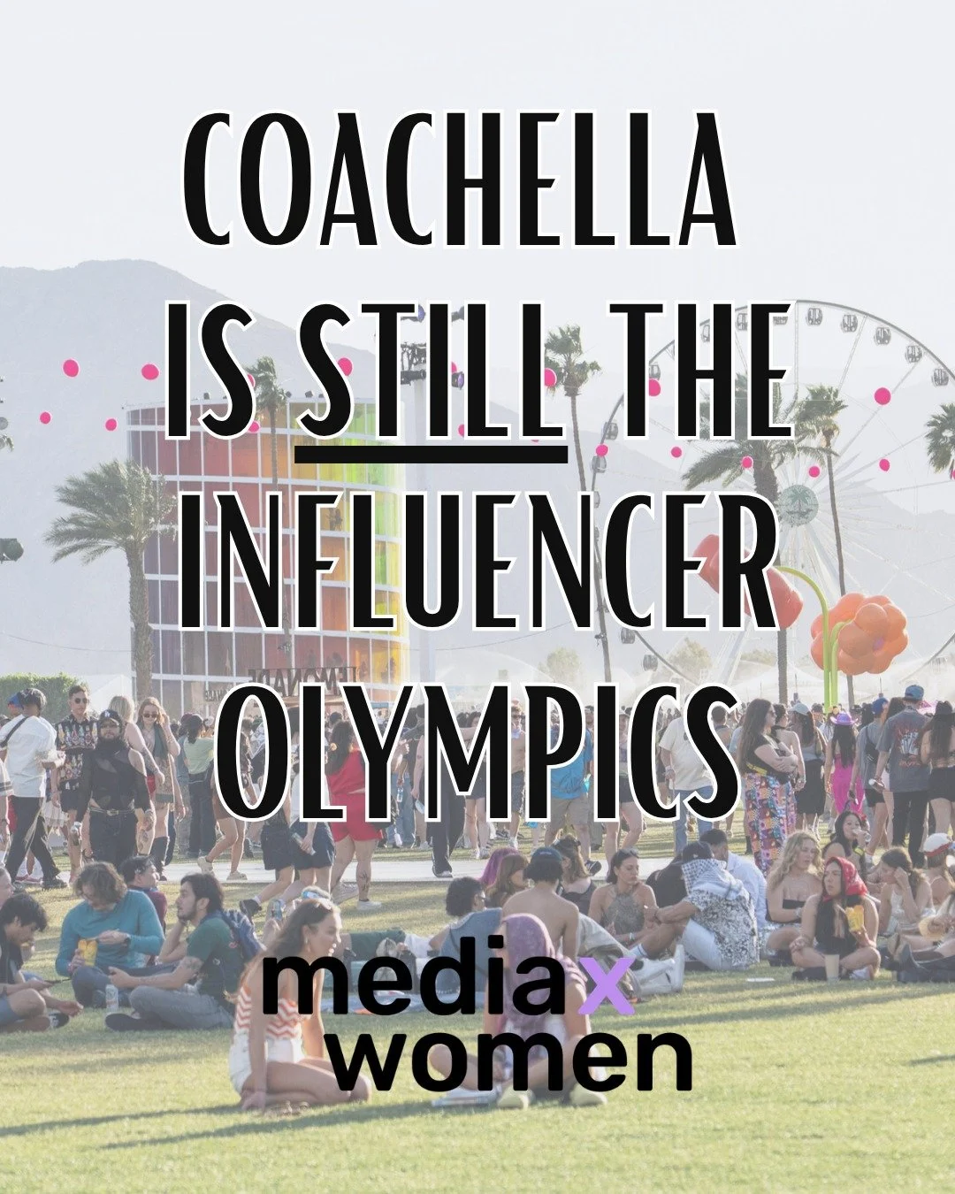 Coachella feels like the influencer Olympics because it's not just about music anymore ✨ It is a full-scale content moment where creators, brands, and platforms all compete for visibility in real time. From influencer-heavy activations to nonstop soc