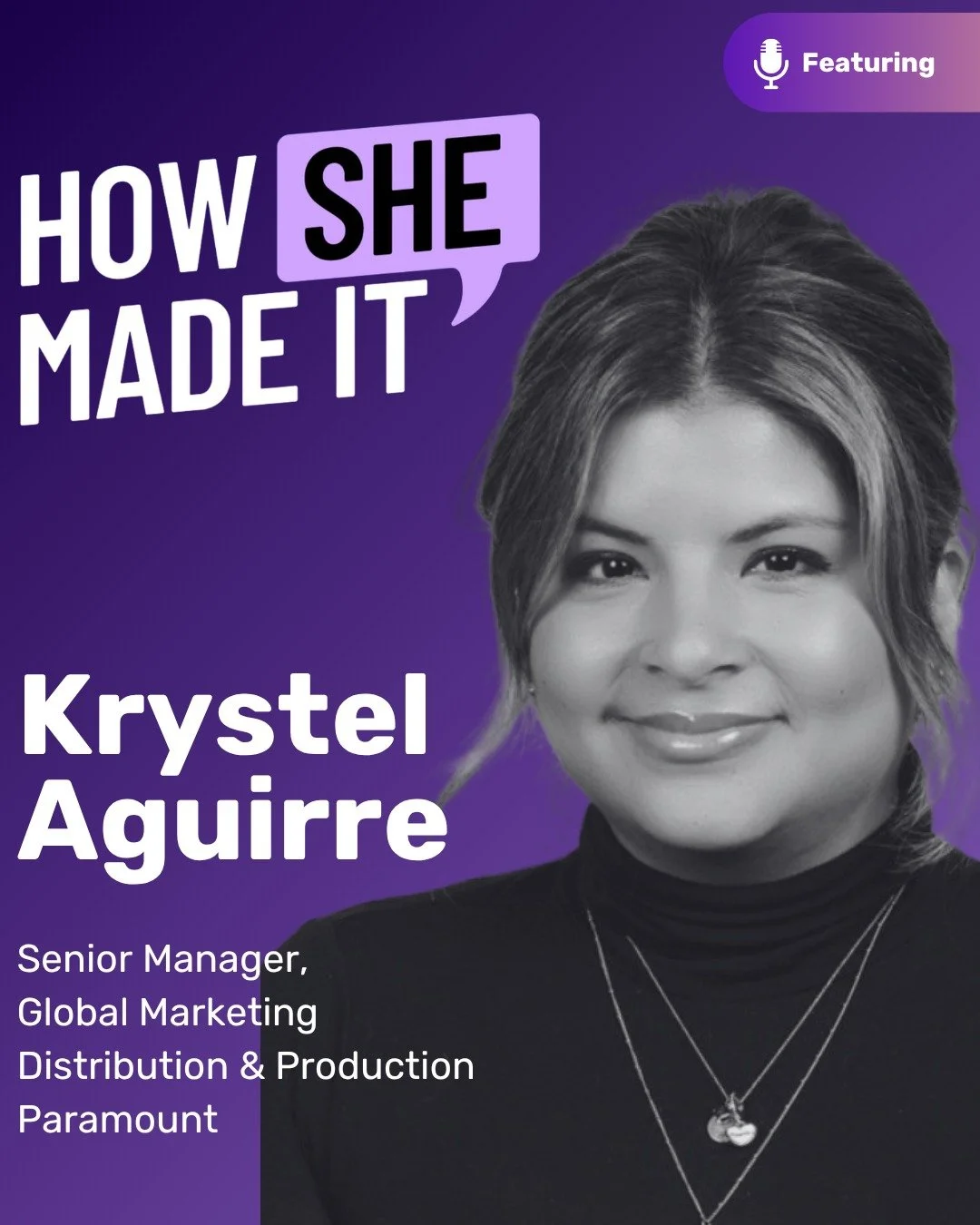 New episode alert! 🎙️✨

Host Lauren Moraski sits down with Krystel Aguirre to talk global branded content, entertainment marketing, and what it takes to create campaigns that connect with audiences around the world.

From Paramount to AI&rsquo;s rol