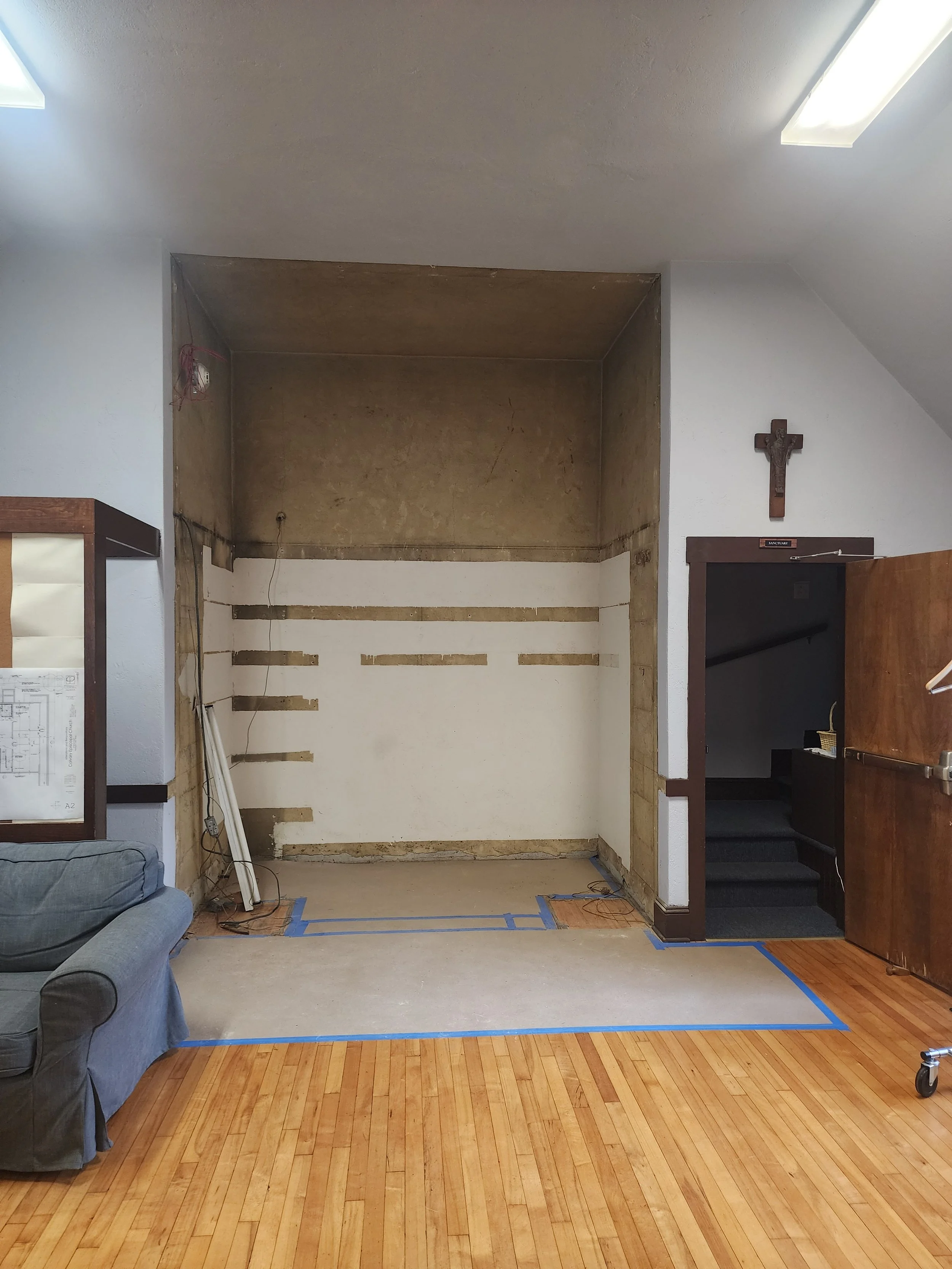 Closet Next to Sanctuary Entrance