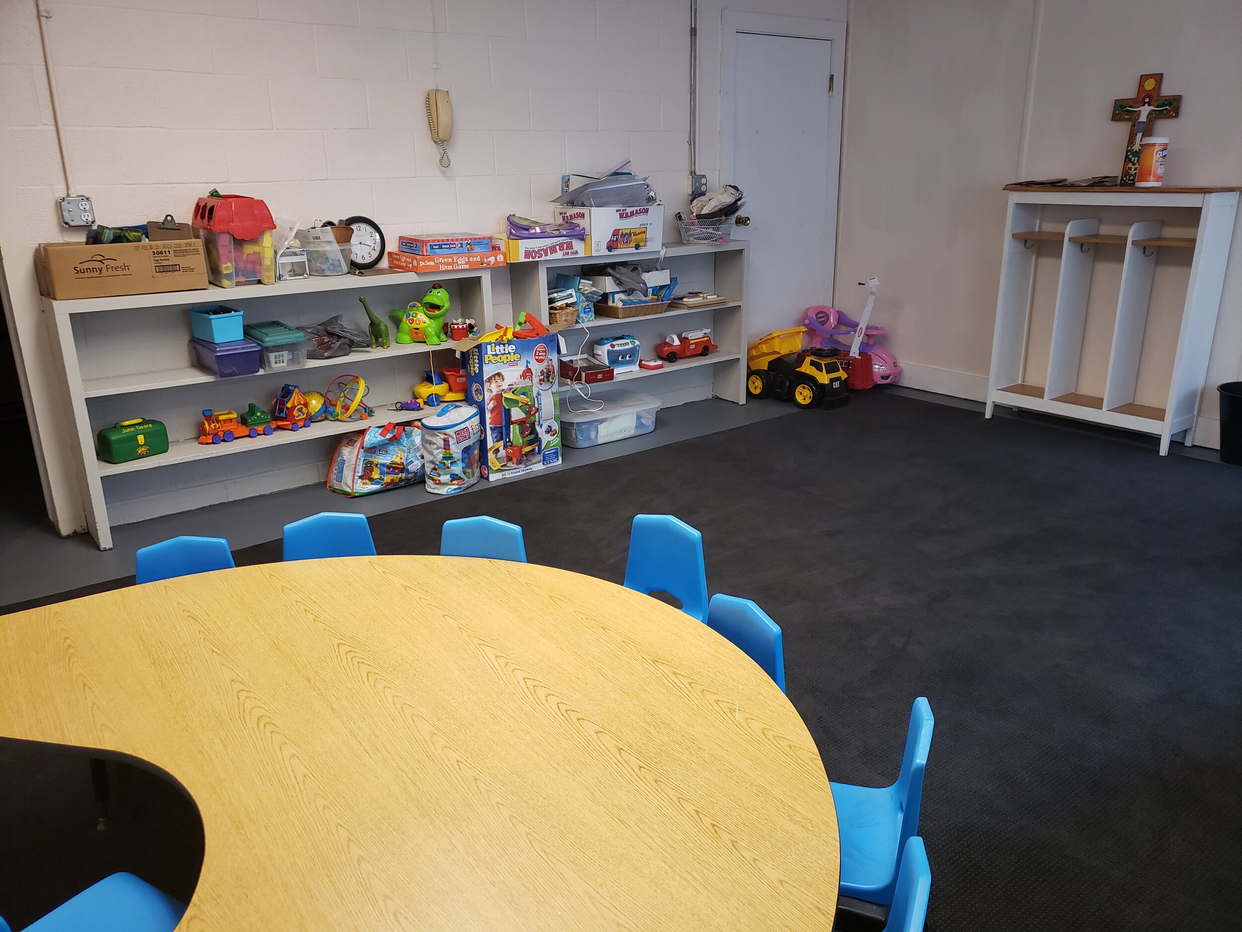 Nursery on Lower Level of Parish Hall