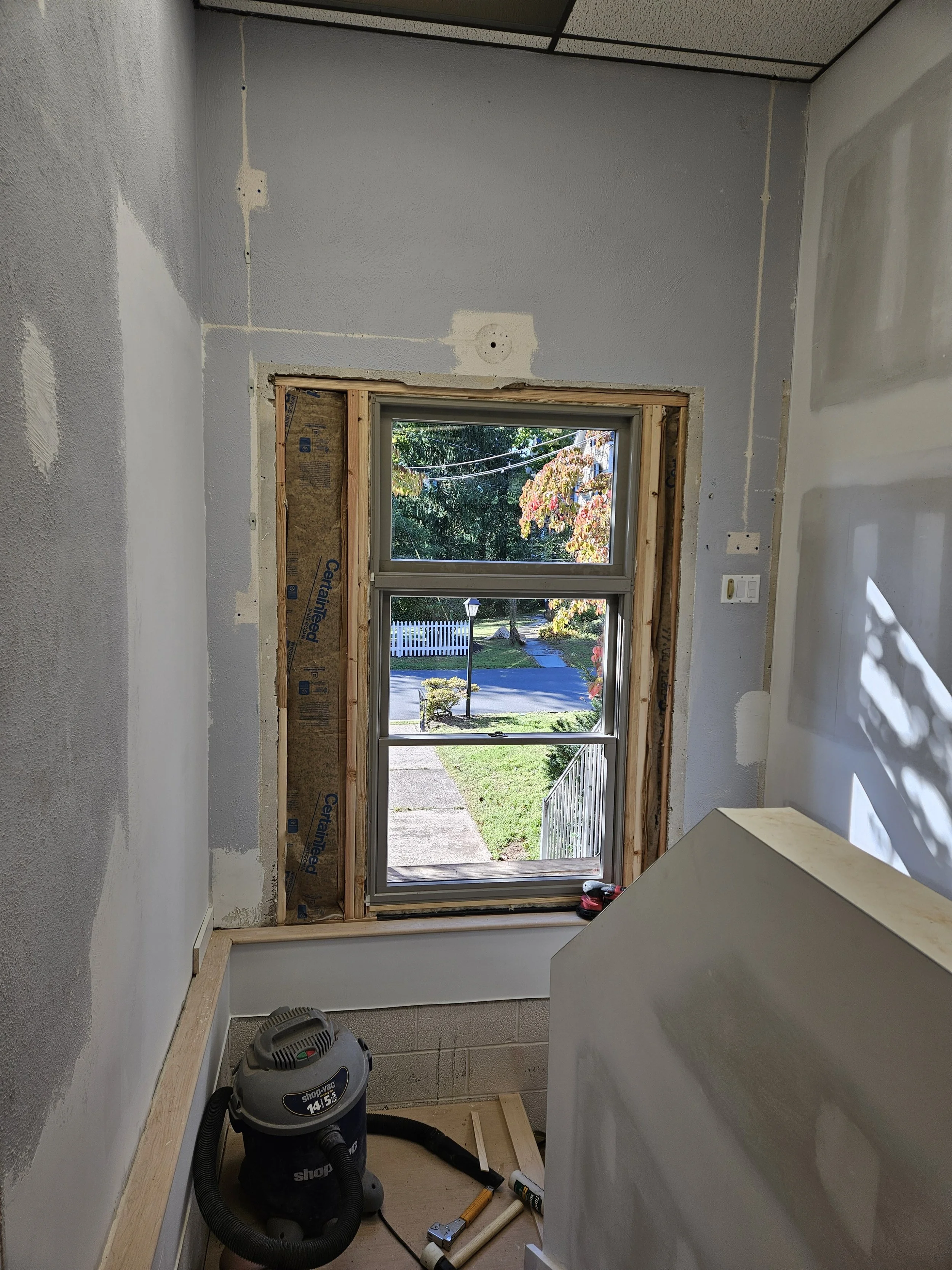 New Window above New Staircase 10/7/26
