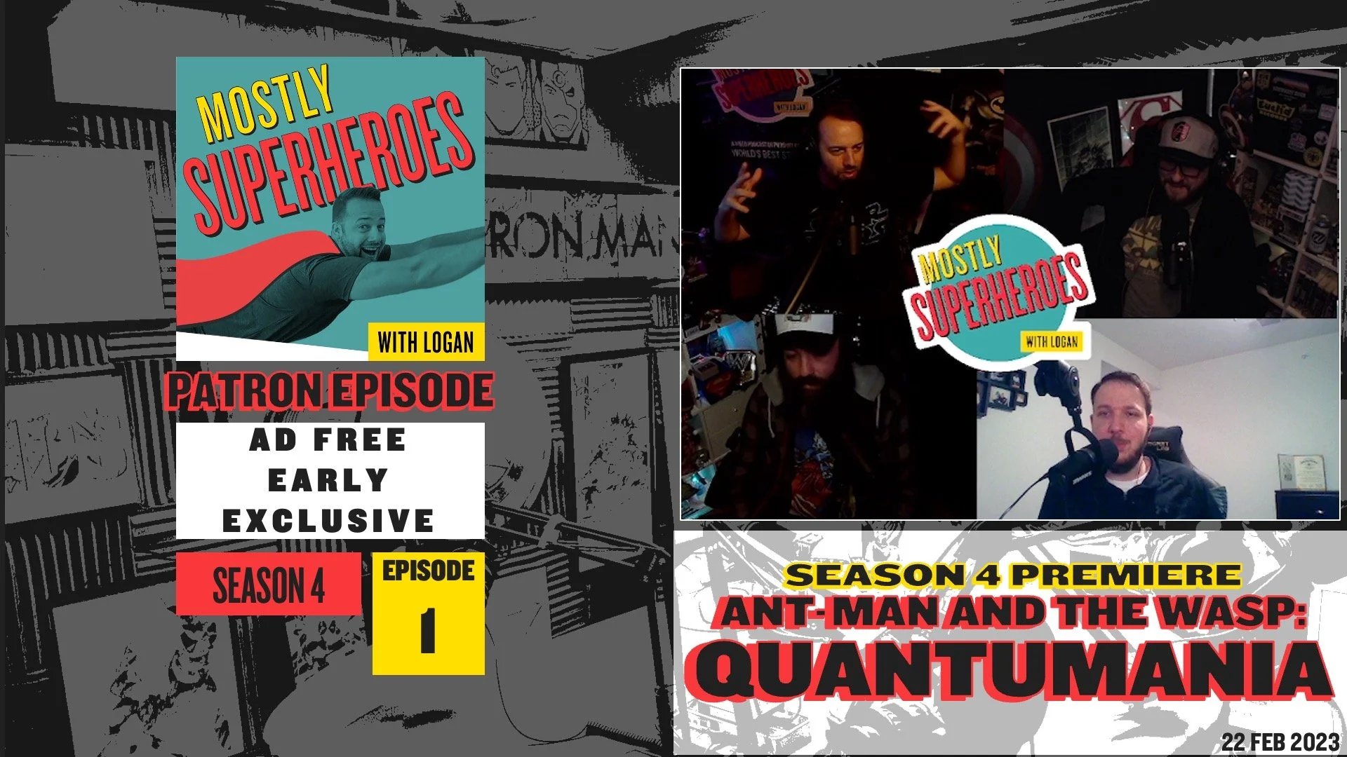 'Ant-Man and The Wasp: Quantumania' Retell & Review - Mostly Superheroes Season 4 Patron Episode 1