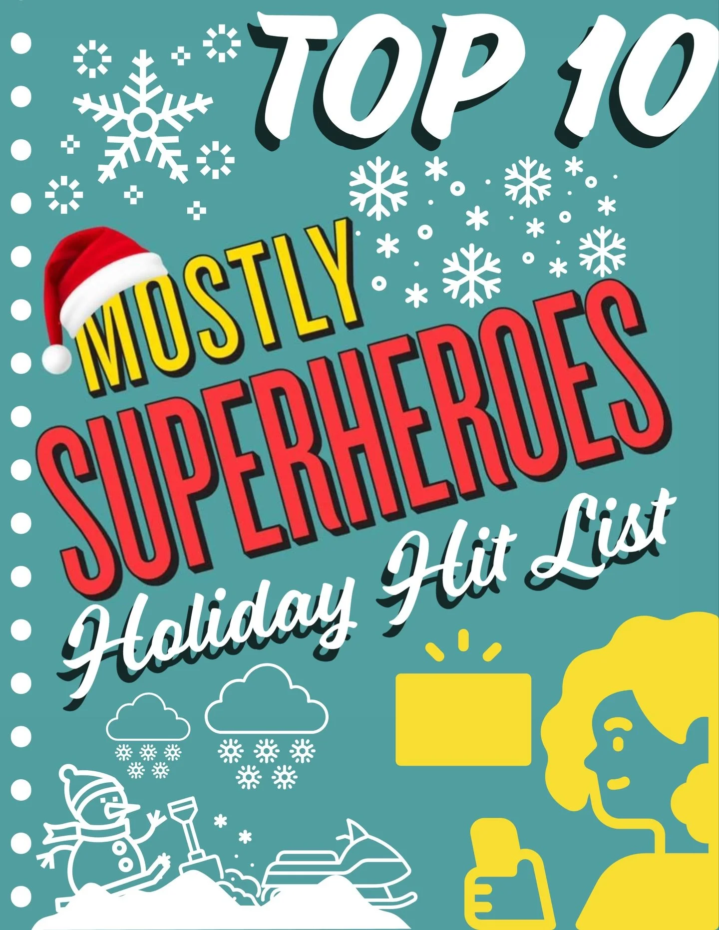 Here is the @mostlysuperheroes Top 10 recommended TV shows and movies to watch this holiday season. Watch them all if you want to have a great time 🎄

Shout out your favorites in the comments! 

#christmasmovies #holidaymovies #holidayclassics #most