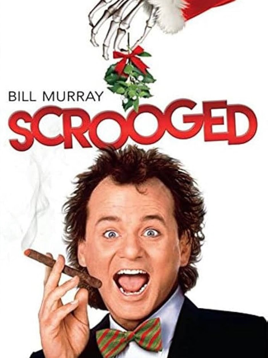 Murray Christmas! If you&rsquo;re looking for a darkly comic, cynical, and ultimately heartwarming twist on a Christmas classic, you must watch SCROOGED.

Currently streaming on 
@paramountplus
@amc_tv 
@philotv @mgmplus 

Bill Murray is at his absol