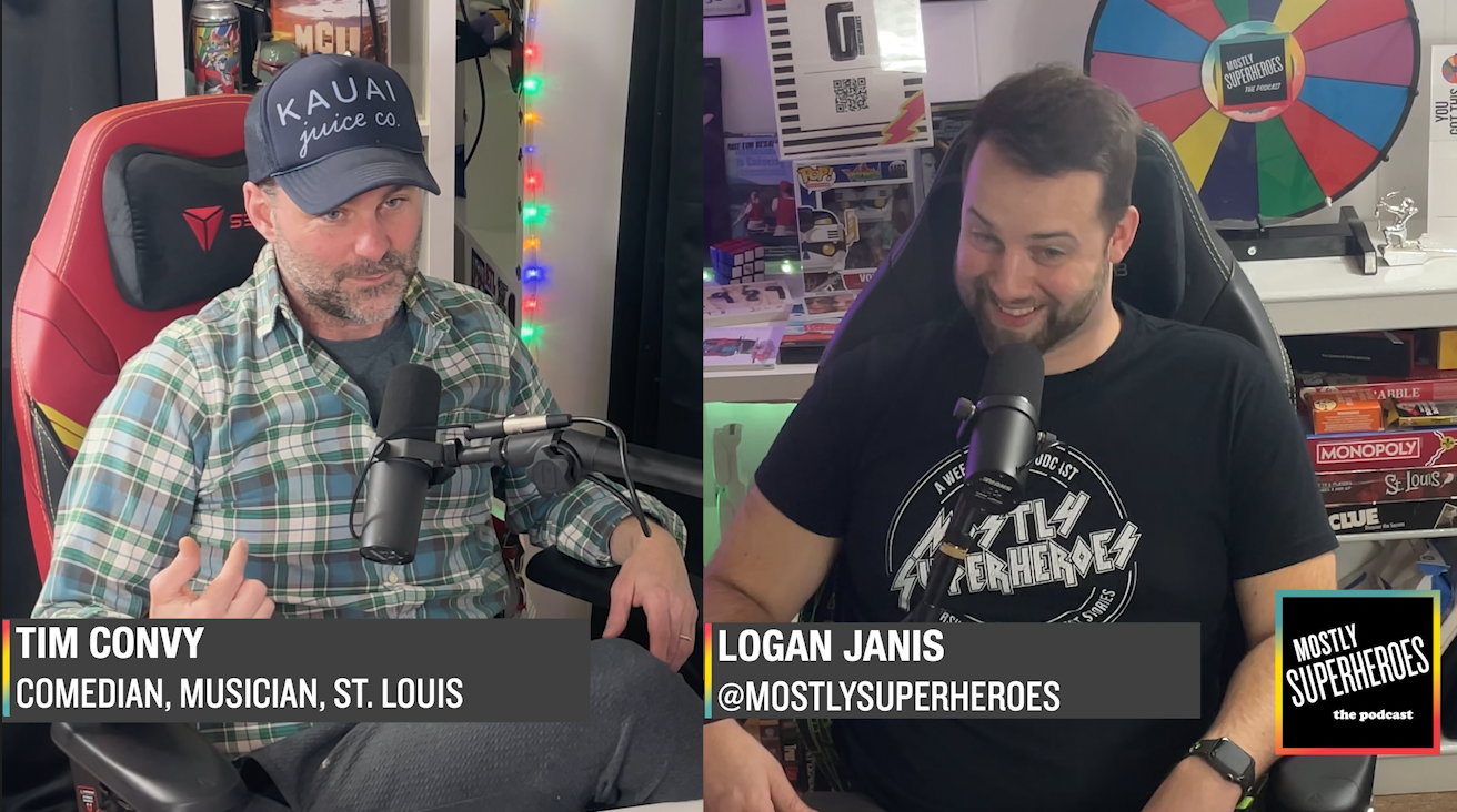 Tim Convy Joins Mostly Superheroes in the Podcast Studio