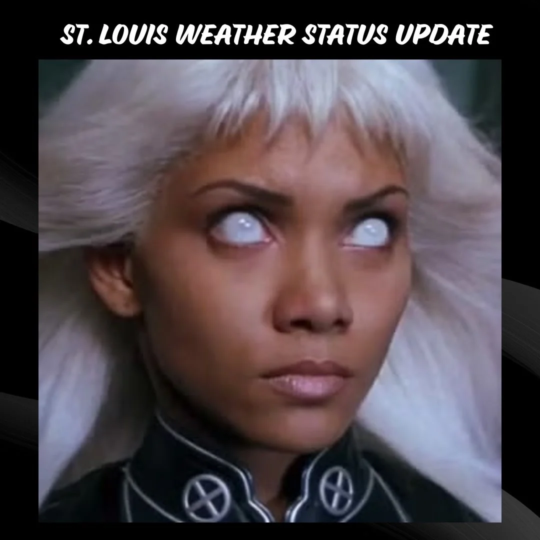 In pure Missouri fashion, just 3 short hours later, Foggy weather has transformed into a full blown Storm.