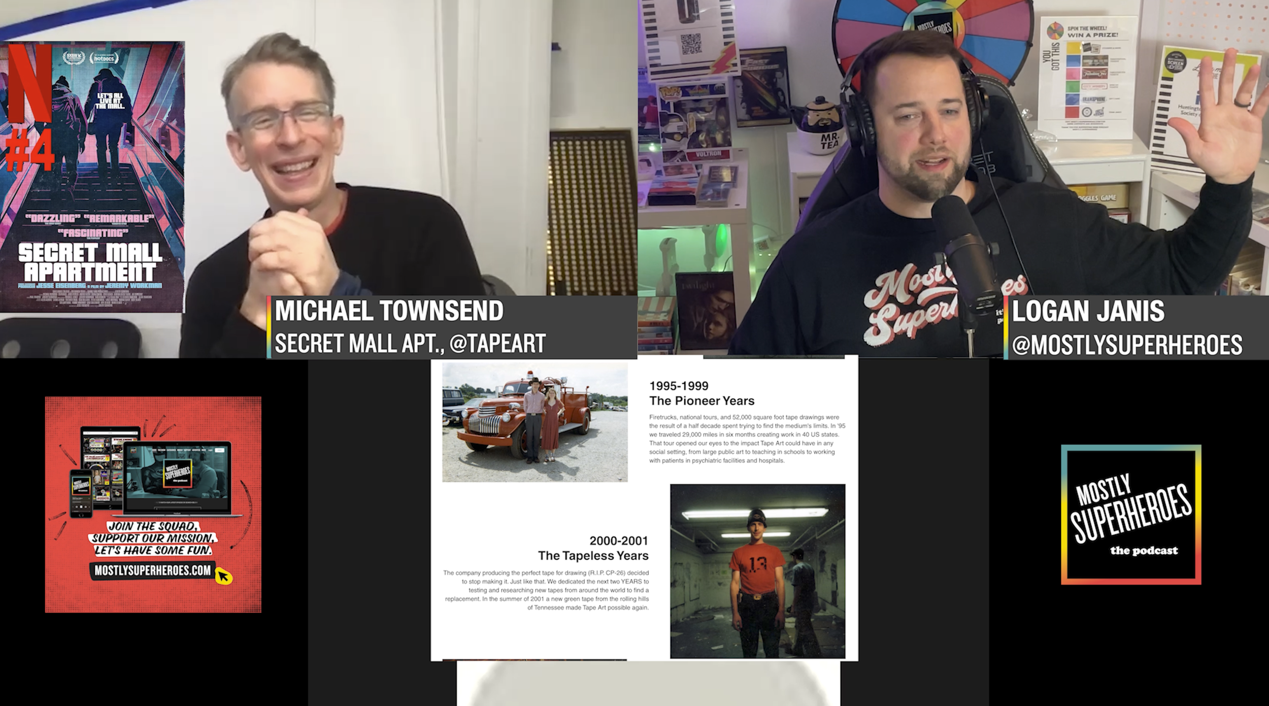 The Secret Mall Apartment Artist: From Netflix Top 10 to a Global Tape Art Movement | Michael Townsend