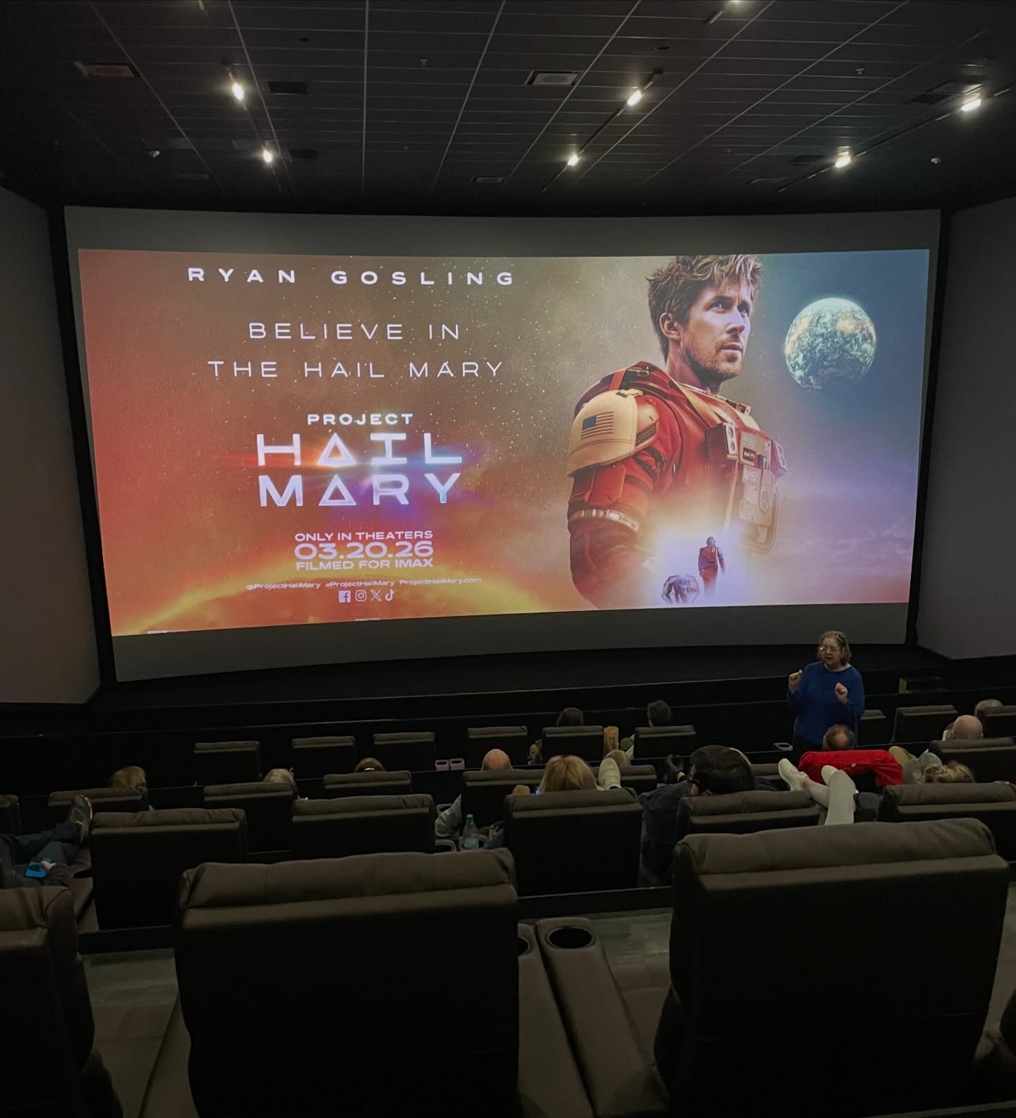 @projecthailmary #projecthailmary screening!