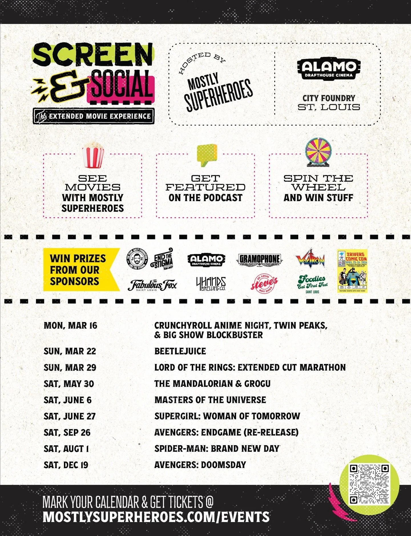 Join @mostlysuperheroes for FRIDAY LIVE! on all the platforms at 12pm CT only if you want to hear about these things. See you soon!