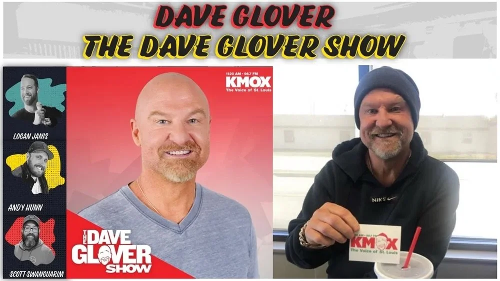 THE Dave Glover from @daveglovershow on @1041kmox joins @mostlysuperheroes LIVE today at 10am! Tune in and join us in the comments! #stlouis