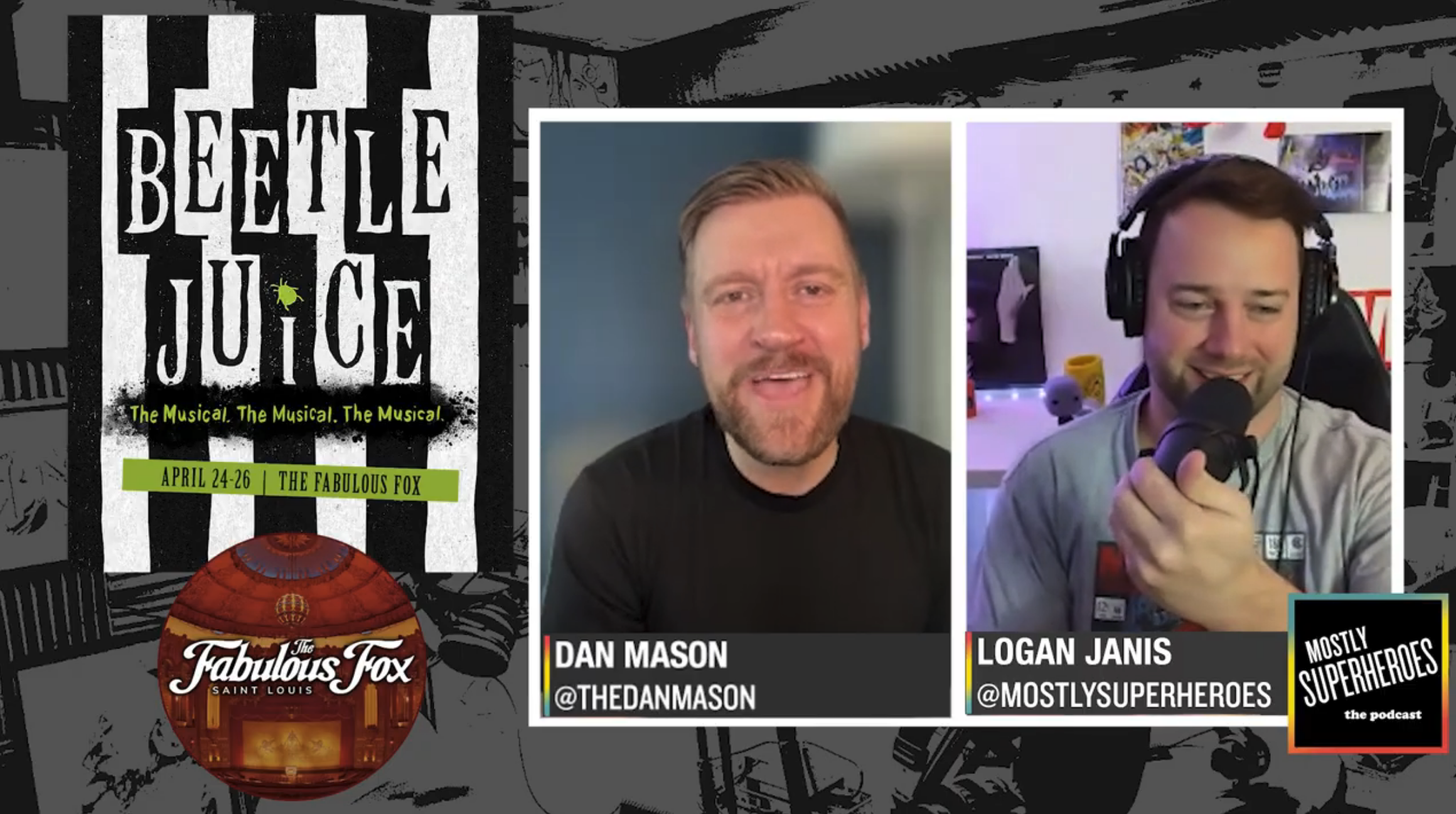 Beetlejuice Is Back! Cosplay, Fan Culture &amp; The Musical Coming to St. Louis | Mostly Superheroes Podcast