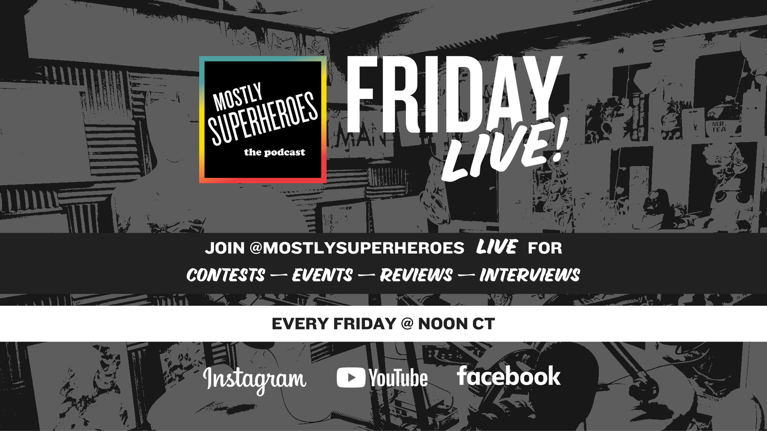 Mostly+Superheroes+Friday+Live+Poster.webp