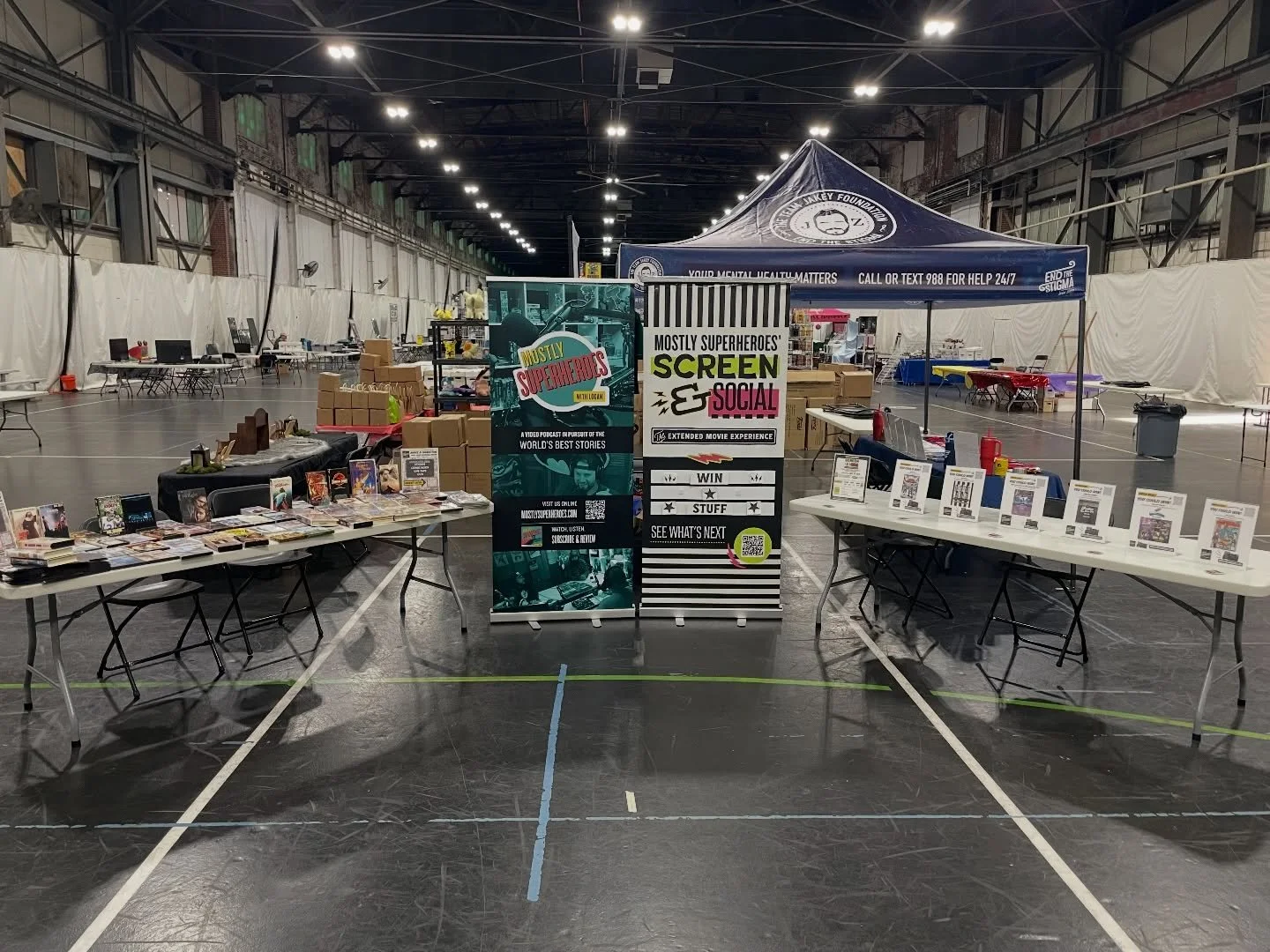We are ready for you! Come out to @2riverscomiccon at the @steelshopathleticsevents in St. Charles, MO this weekend Saturday and Sunday and see @mostlysuperheroes, @team_jakey, @store.voltron, and more! See you there!