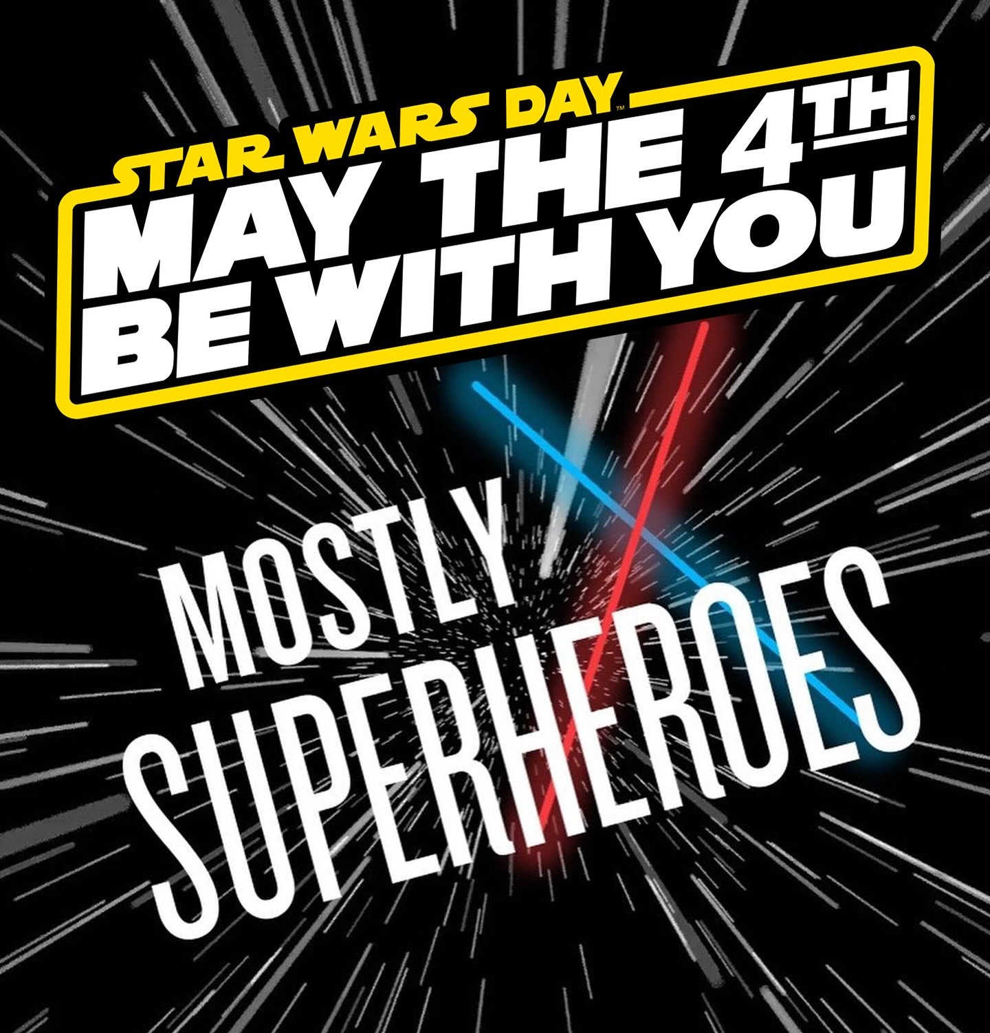 MAY THE 4TH be with YOU! &mdash; HAPPY STAR WARS DAY!

From Tatooine to Coruscant, with Luke Skywalker, Darth Vader, Princess Leia, and Han Solo&mdash;this galaxy still hits.

Fun fact: 
Boba Fett first appeared in The Star Wars Holiday Special (1978