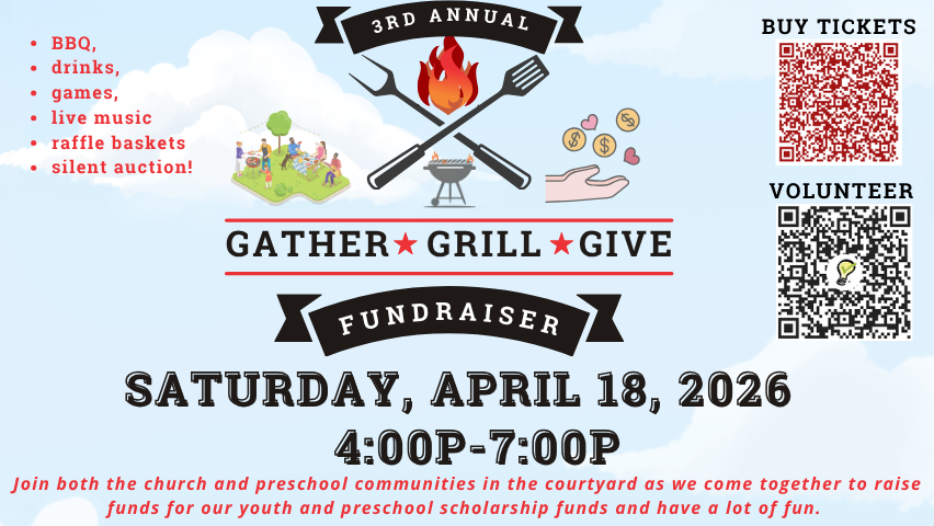 Gather * Grill * Give 2026