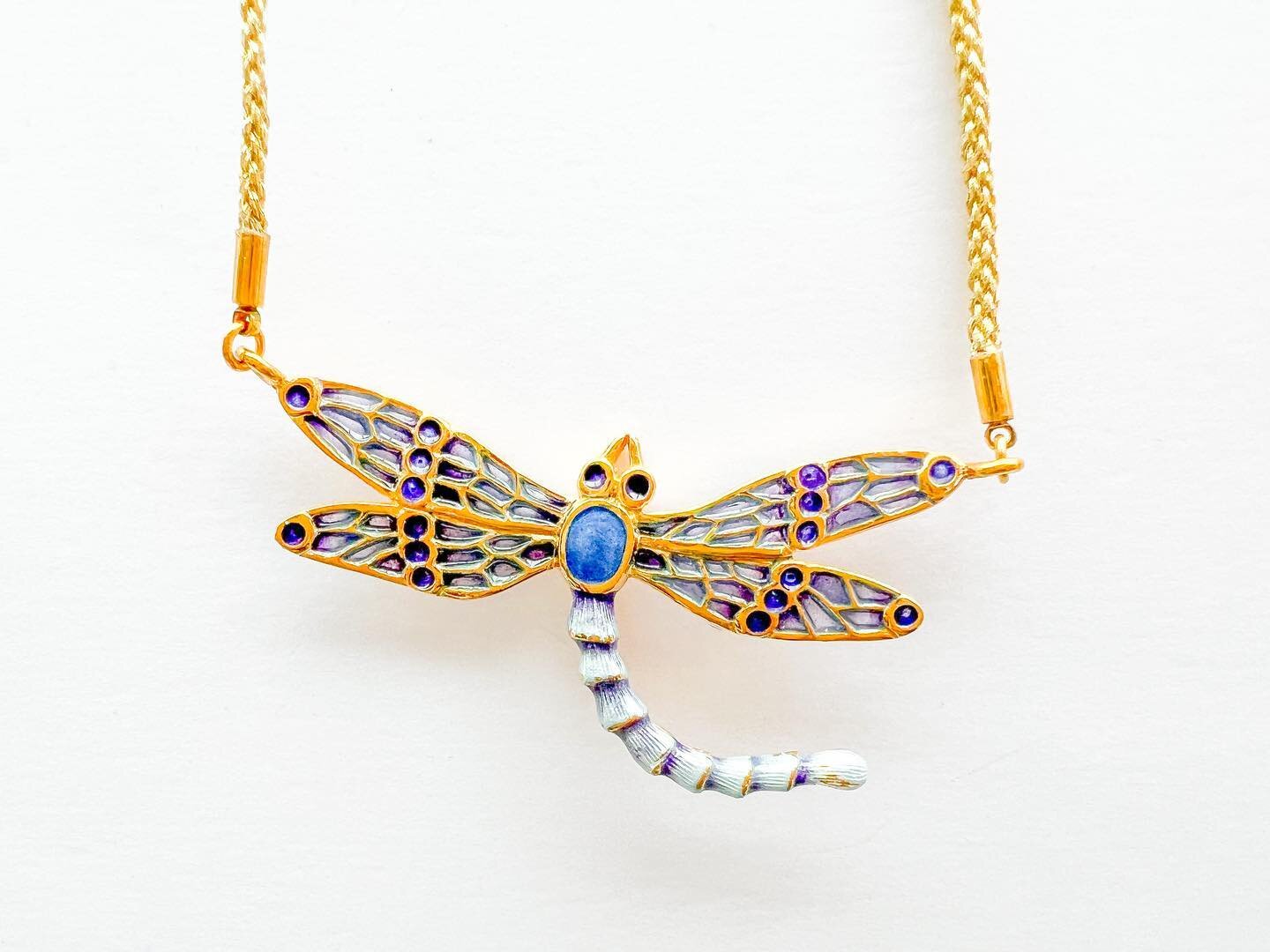 The dragonfly is the symbol of the self that comes with maturity. It perfectly encapsulates where we are as a brand ahead of the launch of our @londoncraftweek collaboration with @florislondon. These dragonflies were handsculpted in wax and enamelled