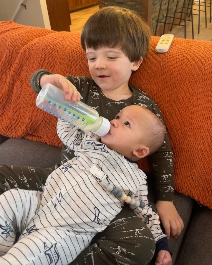 Remy loves having his cousin Josiah here!
