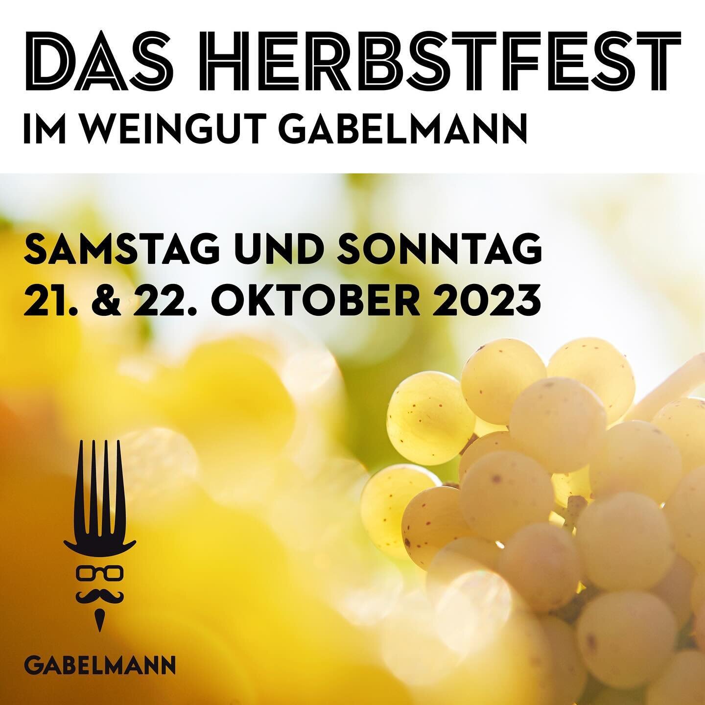 PREMIERE &ndash; Das #Herbstfest im Weingut Gabelmann

Liebe Weinfreunde,

wir m&ouml;chten mit Ihnen zusammen unseren #Herbstabschluss feiern!

Wie es fr&uuml;her war und heute noch in einigen #Weinregionen Bestand hat, wurde zum Abschluss der #Wein
