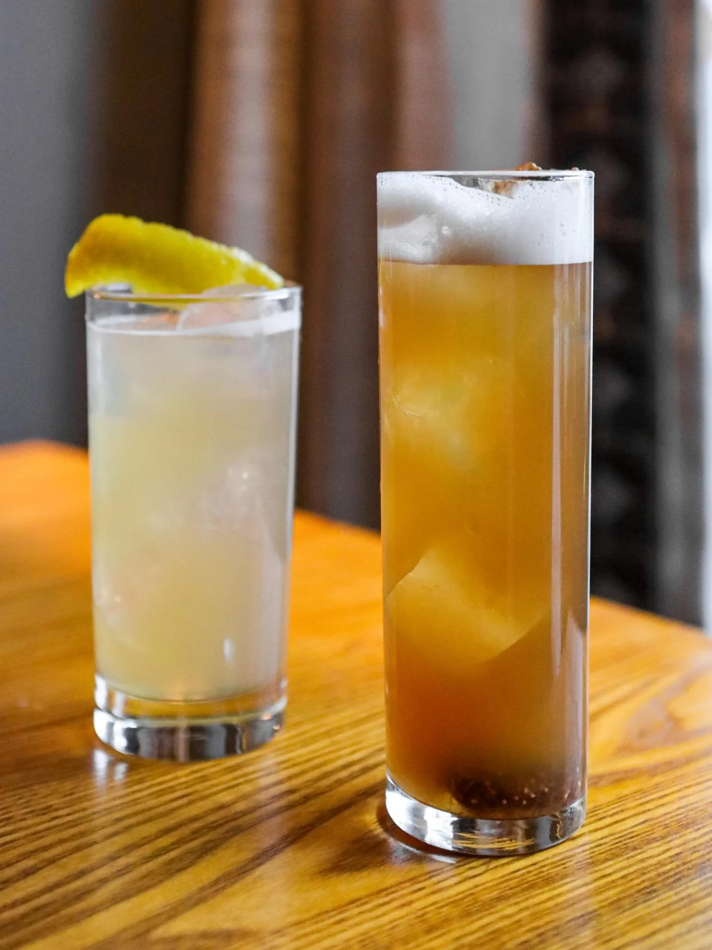 Dry January? We&rsquo;re here for it.

Mocktails (left to right):

You Wouldn&rsquo;t Know 🍋 
Lemon Vanilla Shrub, Peach Apple Simple, White Cranberry Juice, Topped with Tonic.

Fig-ure It Out 🔎
Fig Mash, Orange Blossom Water, Faux Tequila, Clove B