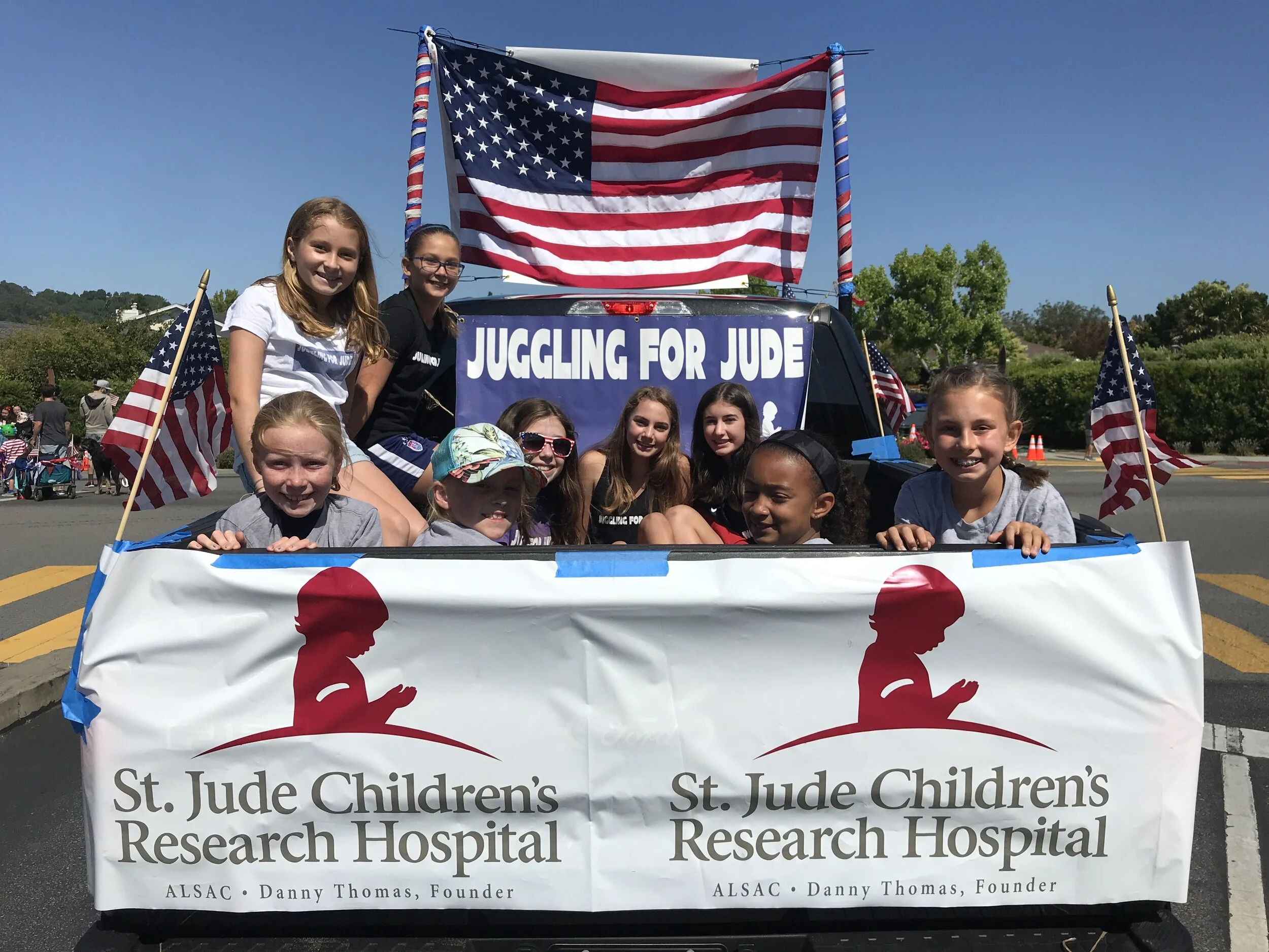 My 5th July 4th Parade with Juggling for Jude was a Blast!