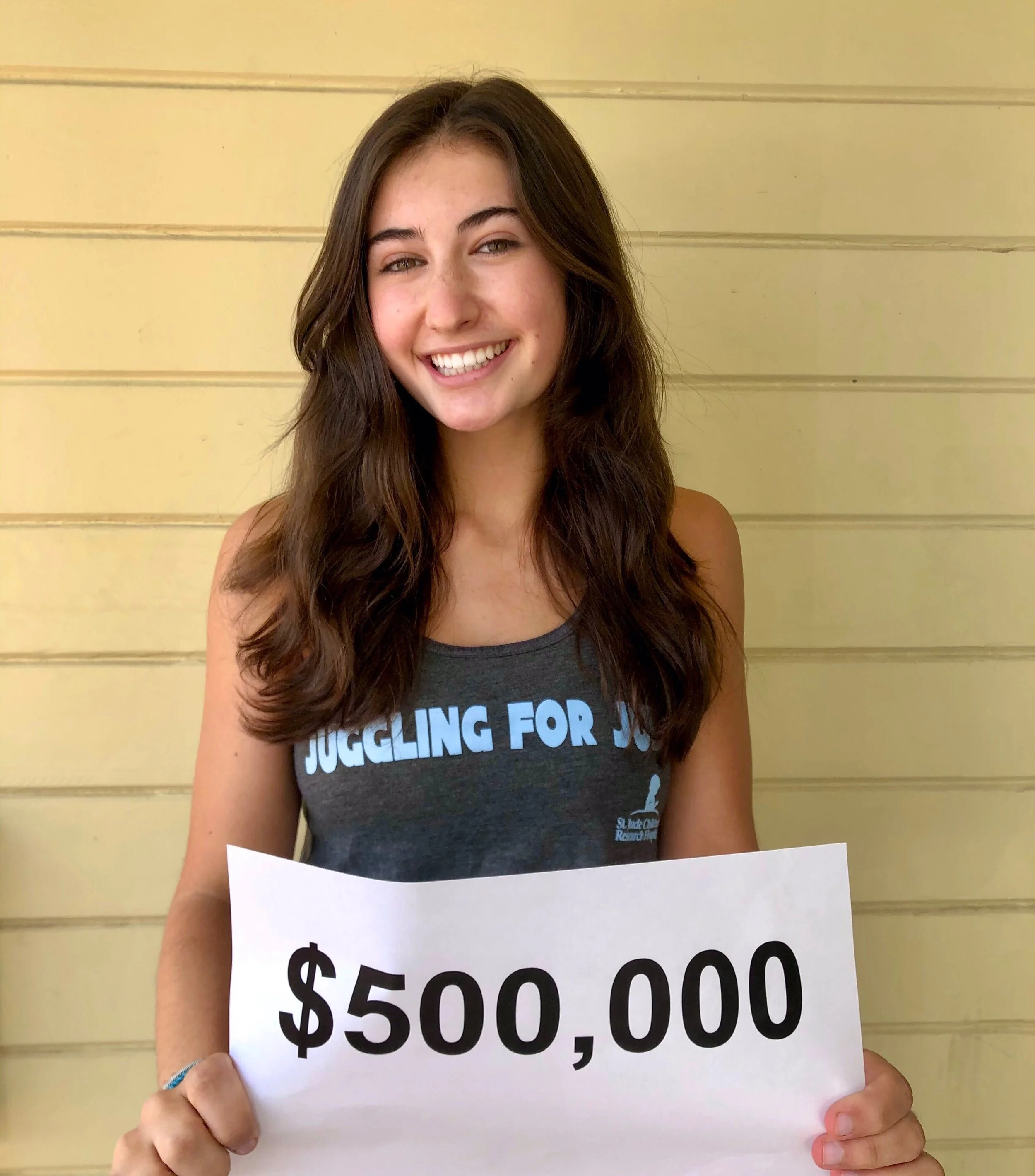 $500,000 RAISED, I'M NOW ON THE ROAD TO MY GOAL OF $1 MILLION!