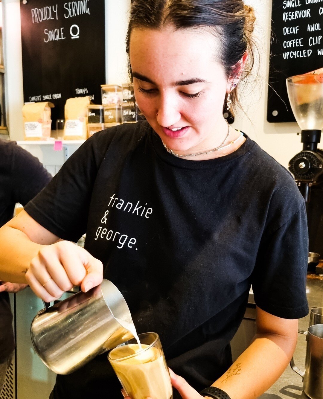 Always hard at work, our gorgeous Maddy! Brewing up the best coffee for all our dedicated customers.⁠
⁠
Thank you for choosing F&amp;G for your morning coffee fix. We serve only the best with @single_o coffee.⁠
⁠
⁠⁠#bnecoffee #coffeetime #coffeeaddic