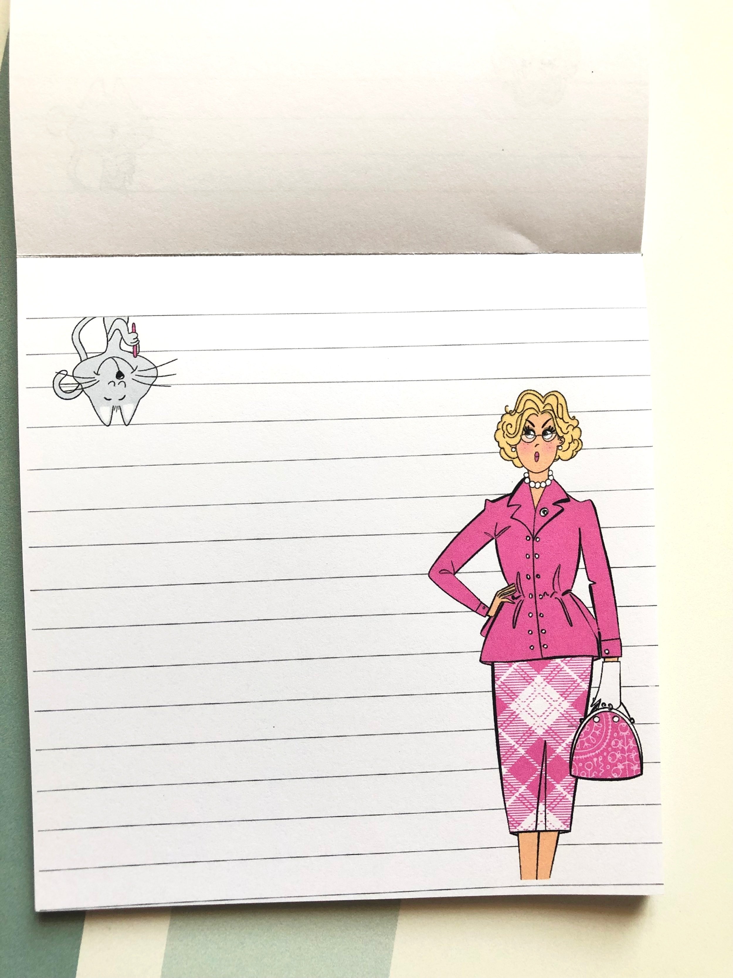 notepads memopad notepad cute art stationery school supplies note taking crafts kids cats vintage style fashion tuxedo cats pink suit