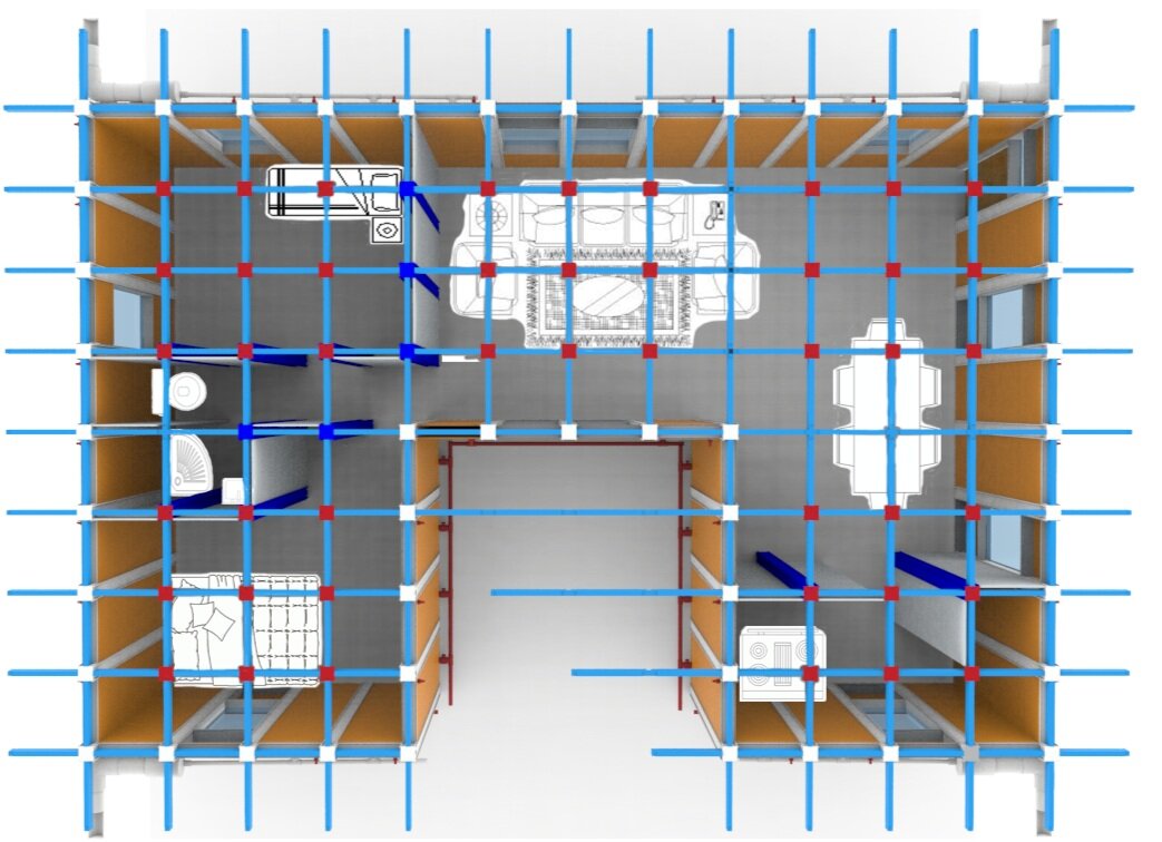 All proportions of the proposed constructive system are under construction industry standards, for example, wall thickness is 18 cm: including double PET boards and a flexible water container. External (with flexible water containers) and inner wall…