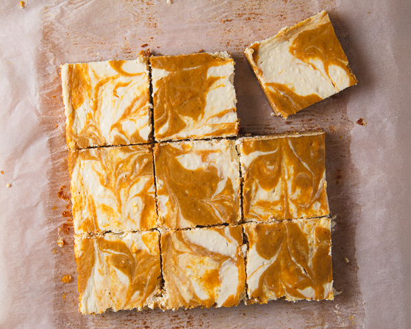 Pumpkin Cheesecake Bars