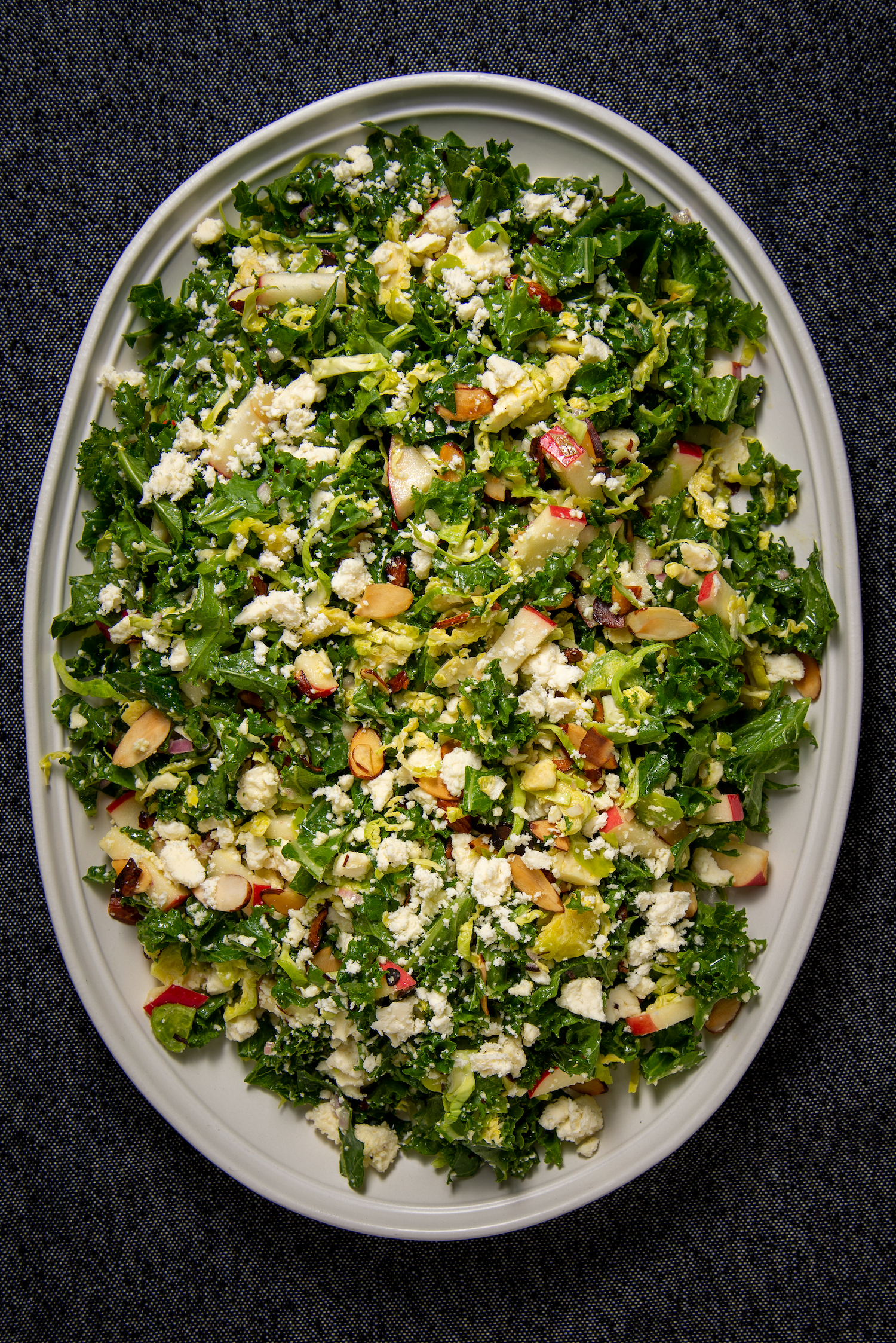 Kale and Brussels Sprouts Salad